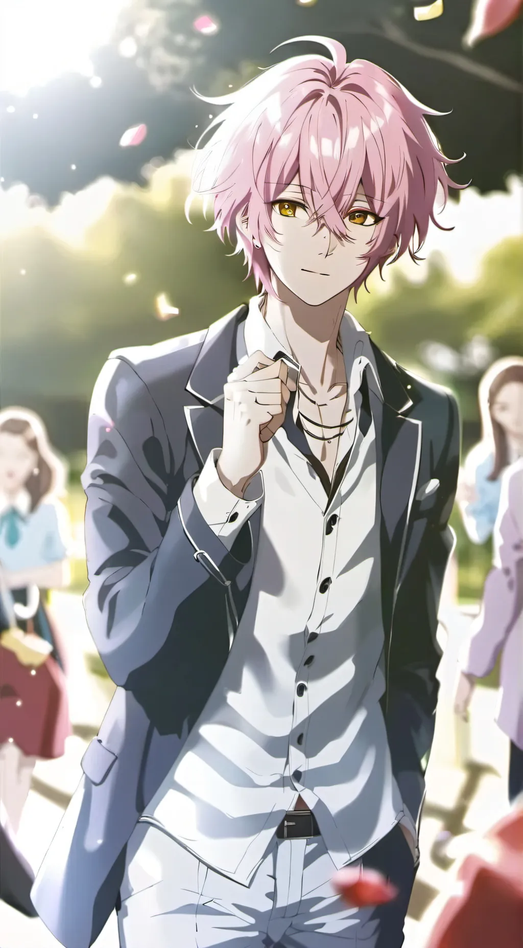 ai character: Lucas  background