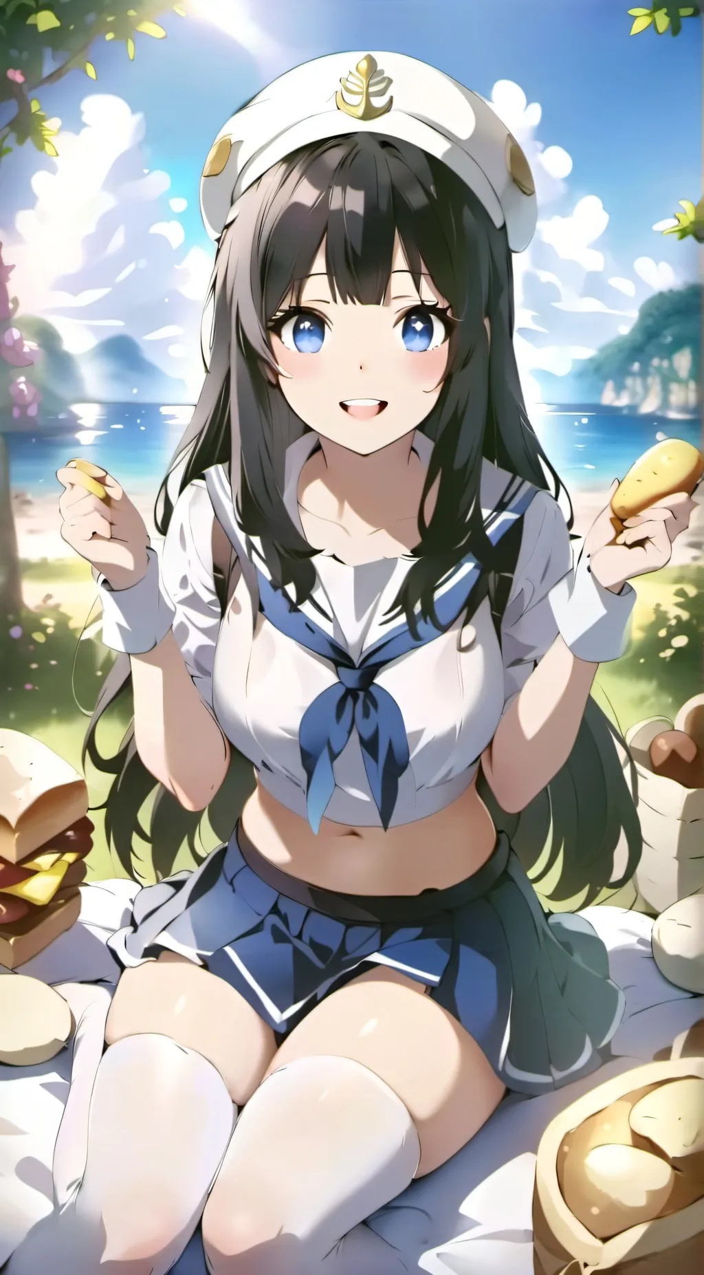 ai character: Luna background