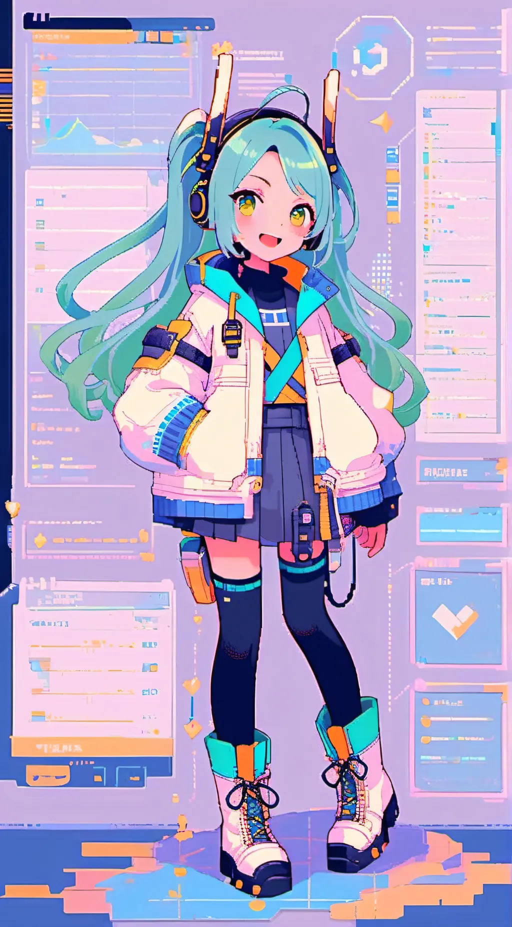 ai character: Vivi (Egghead) background