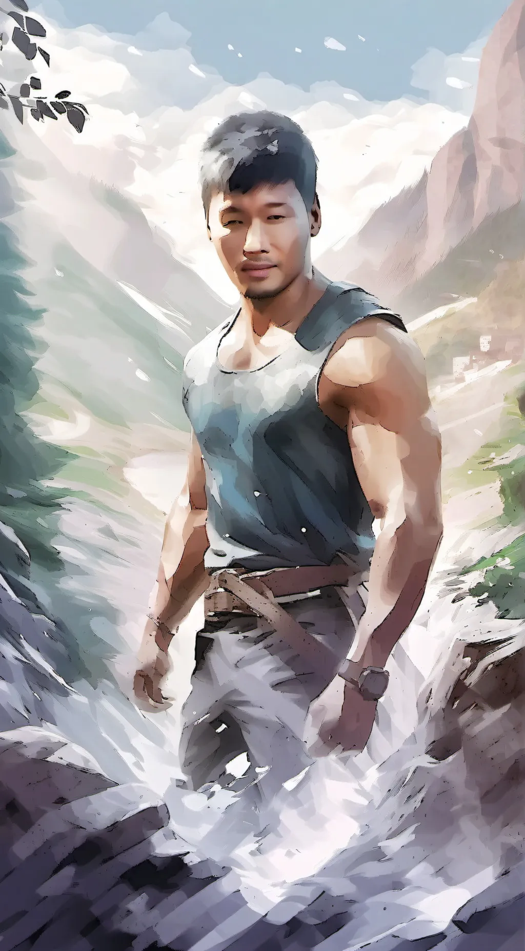 ai character: zhung lee background