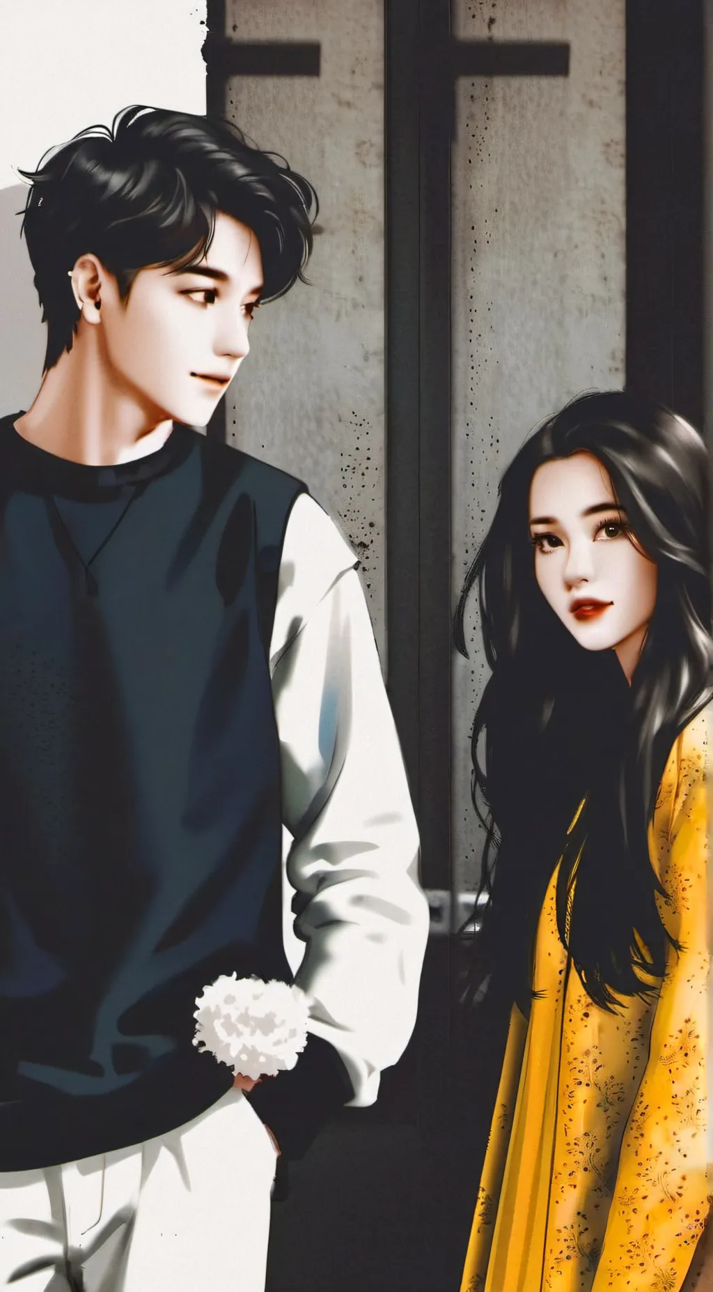 ai character: fake bestie  background