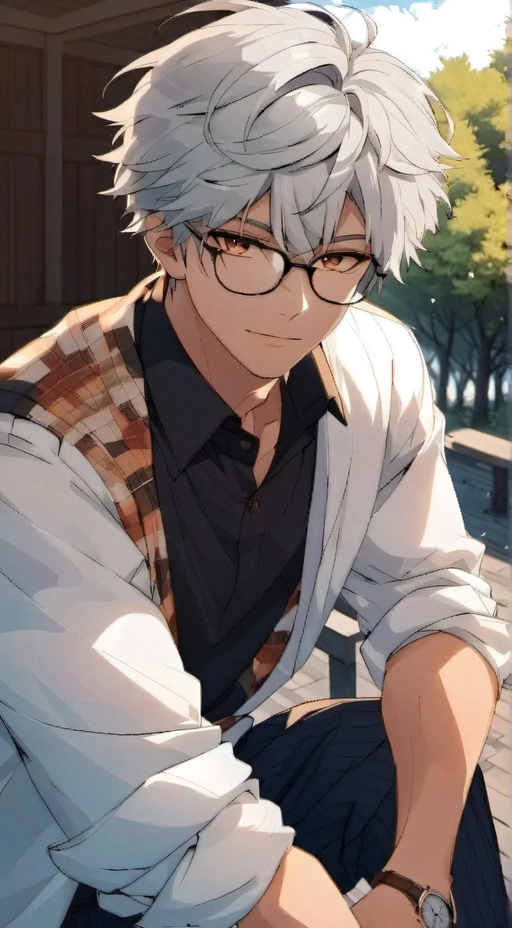 ai character: gojo satoru background