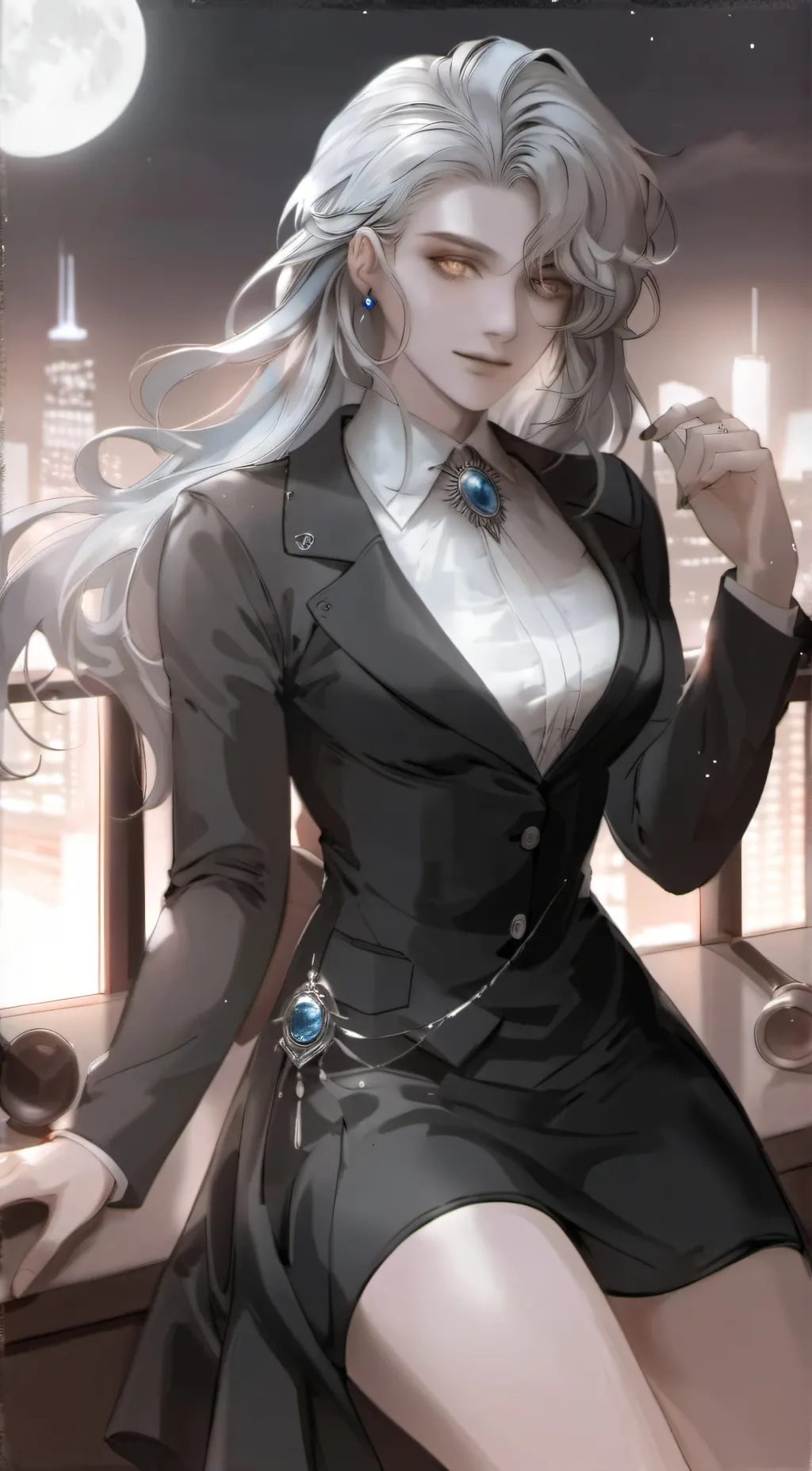 ai character: Ashley Barnes  background