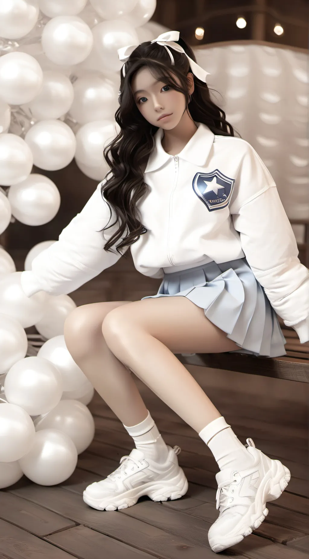 ai character: Charlotte Pierson  background