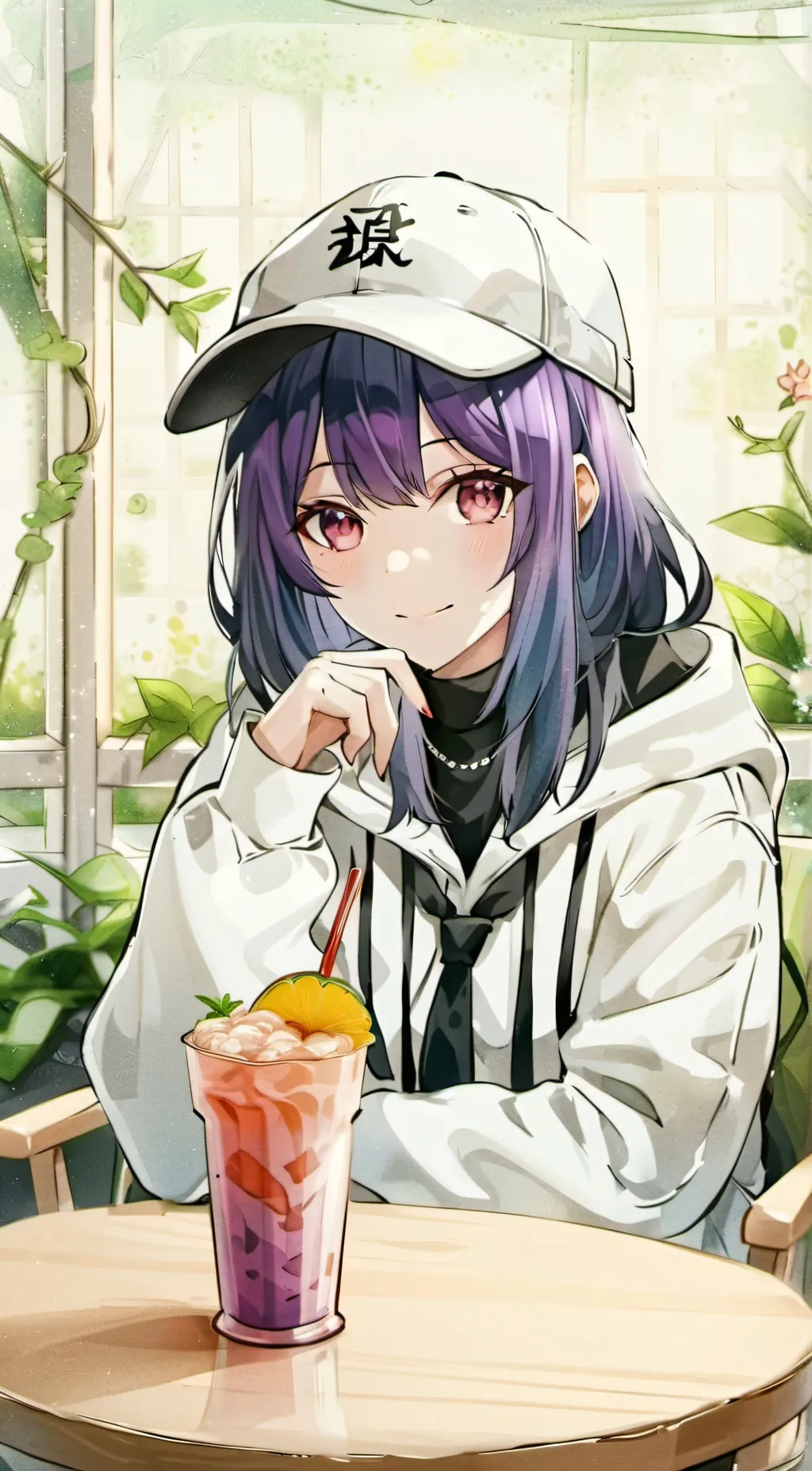 ai character: Sky background