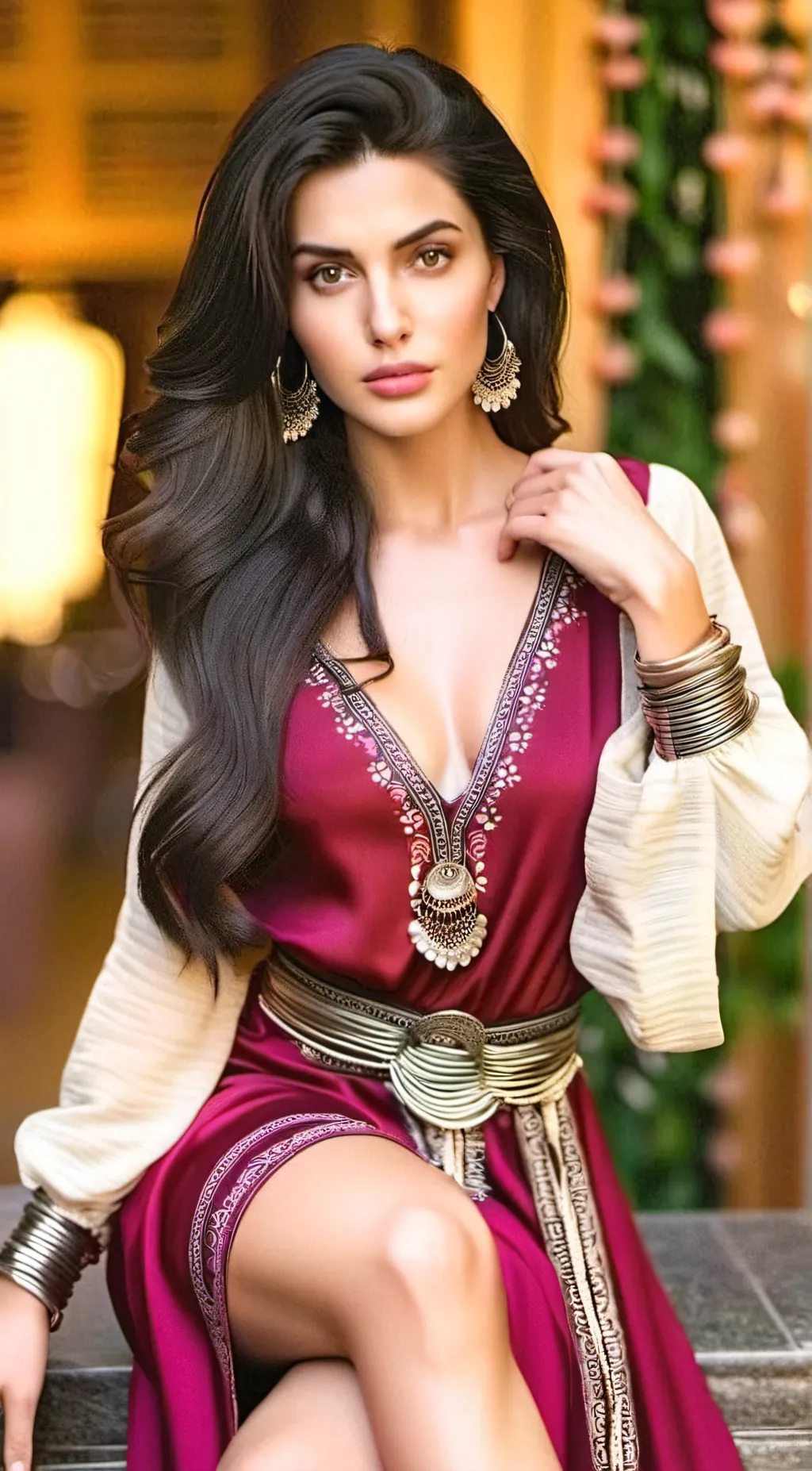 ai character: Aisha (Turkmen)  background