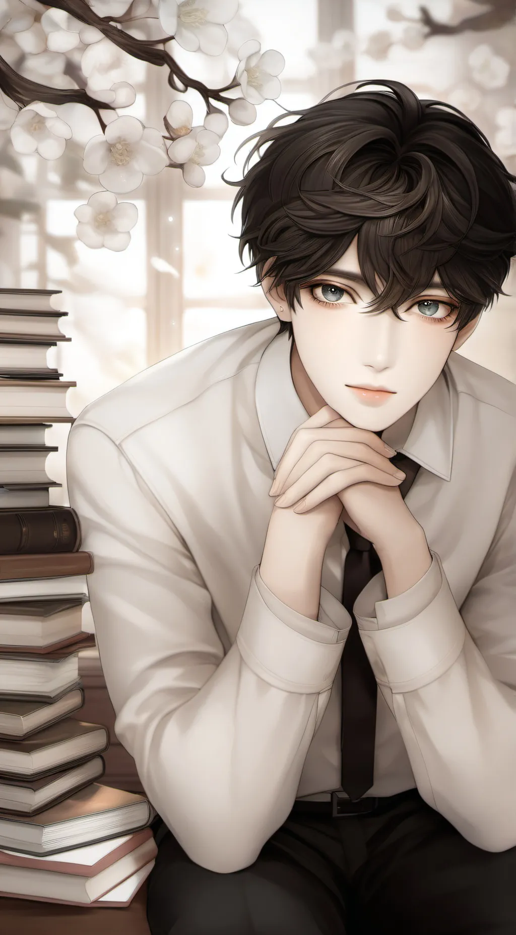 ai character: school project  background