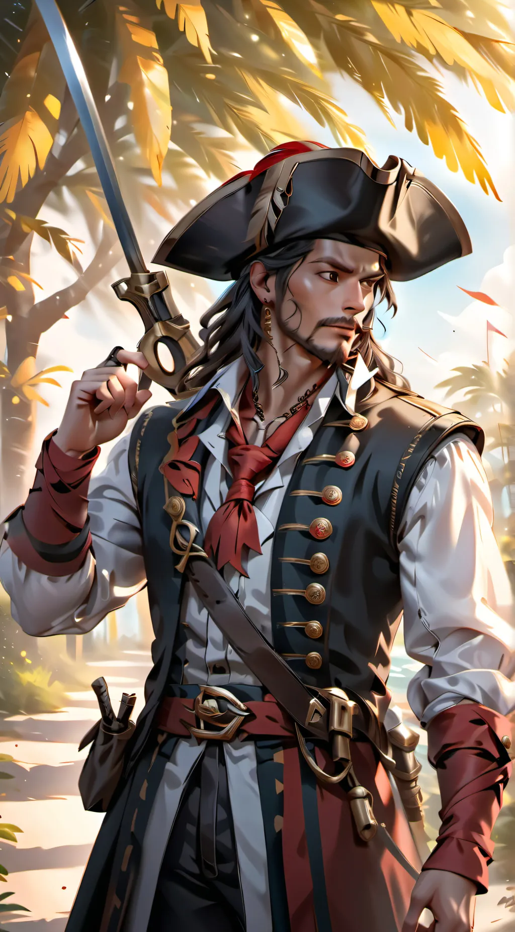 ai character: Pirate Ajax background