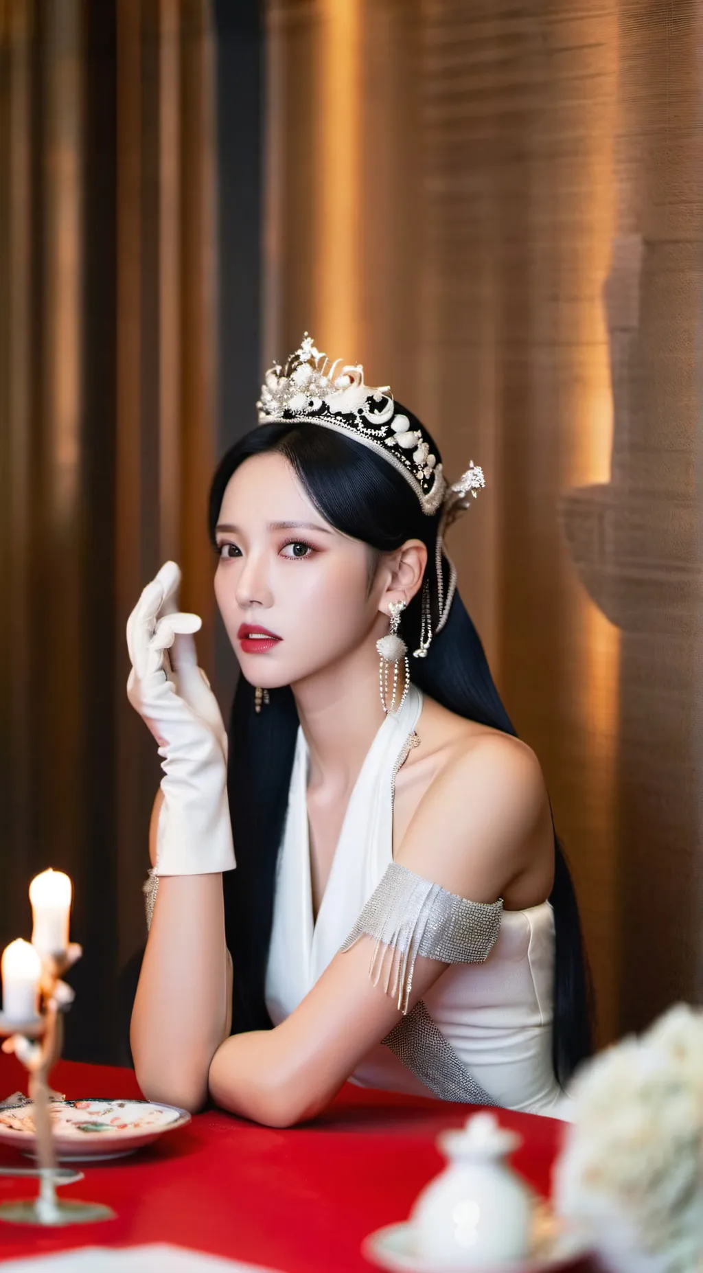 ai character: mina(queen) background