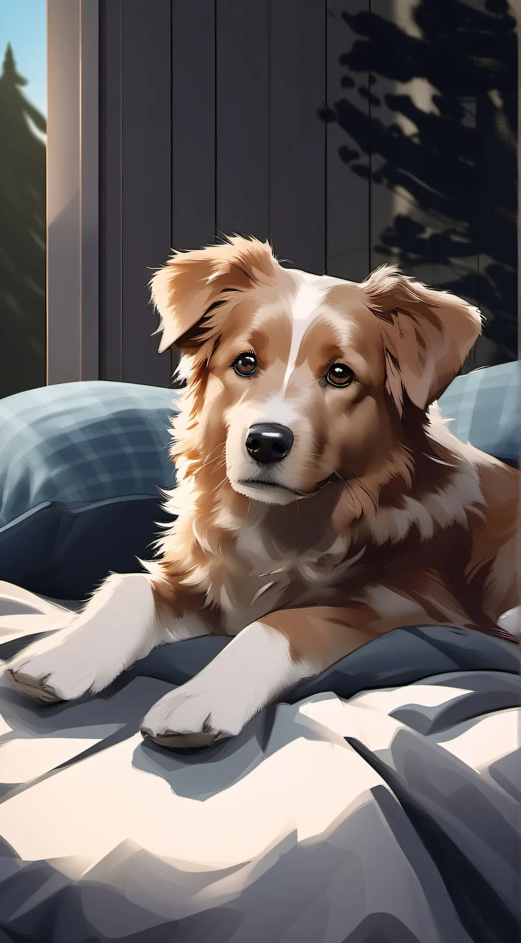 ai character: Goldie background