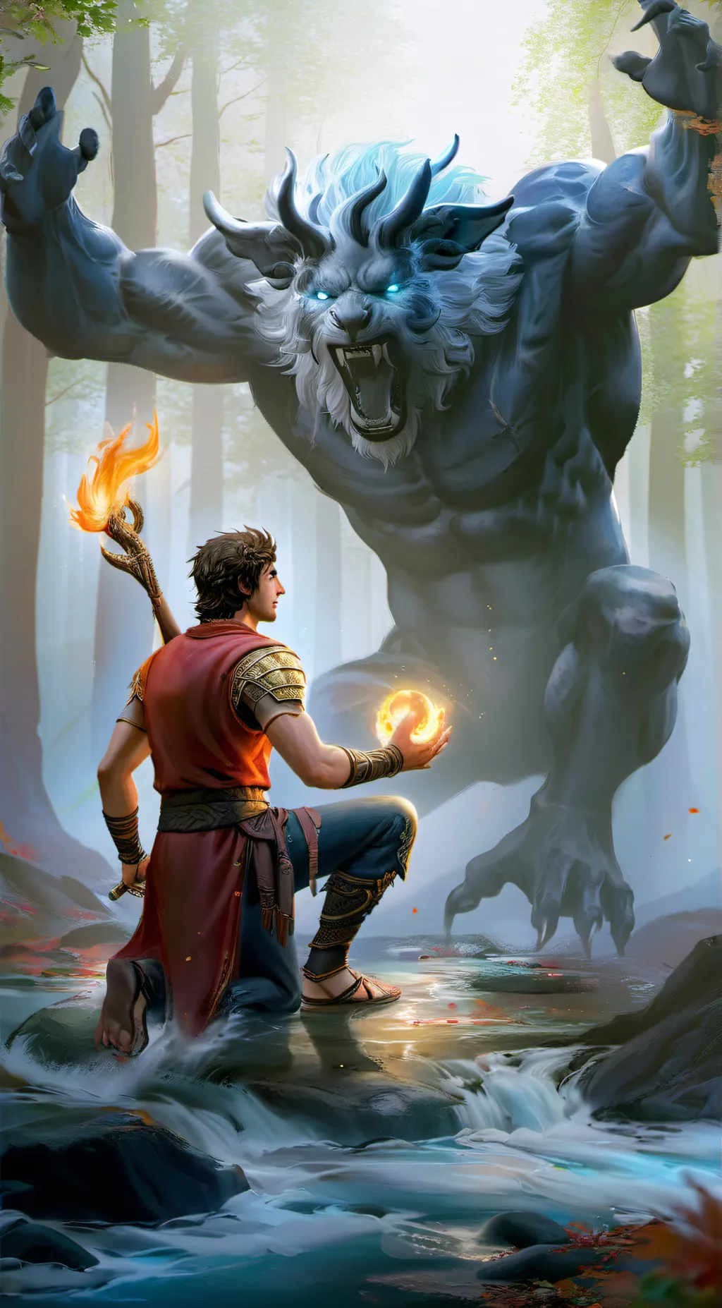 ai character: Percy Jackson background