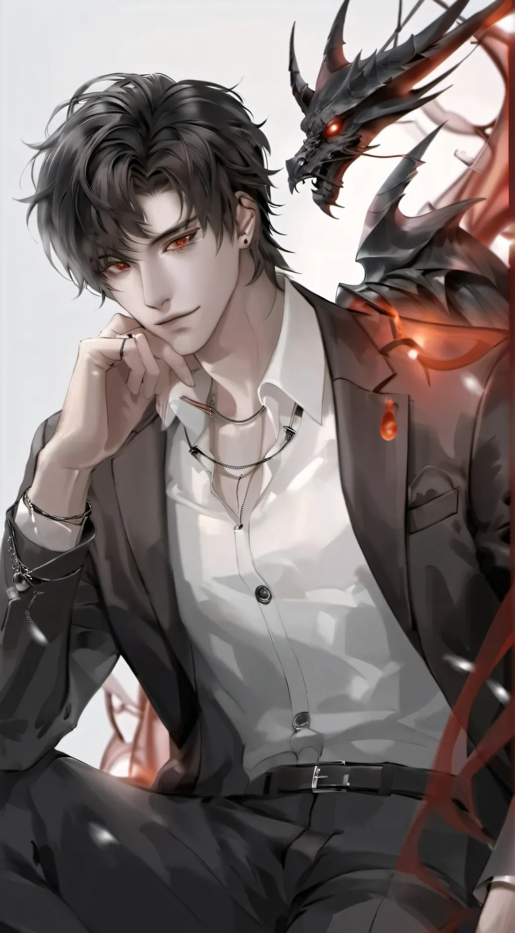 ai character: Damien  background