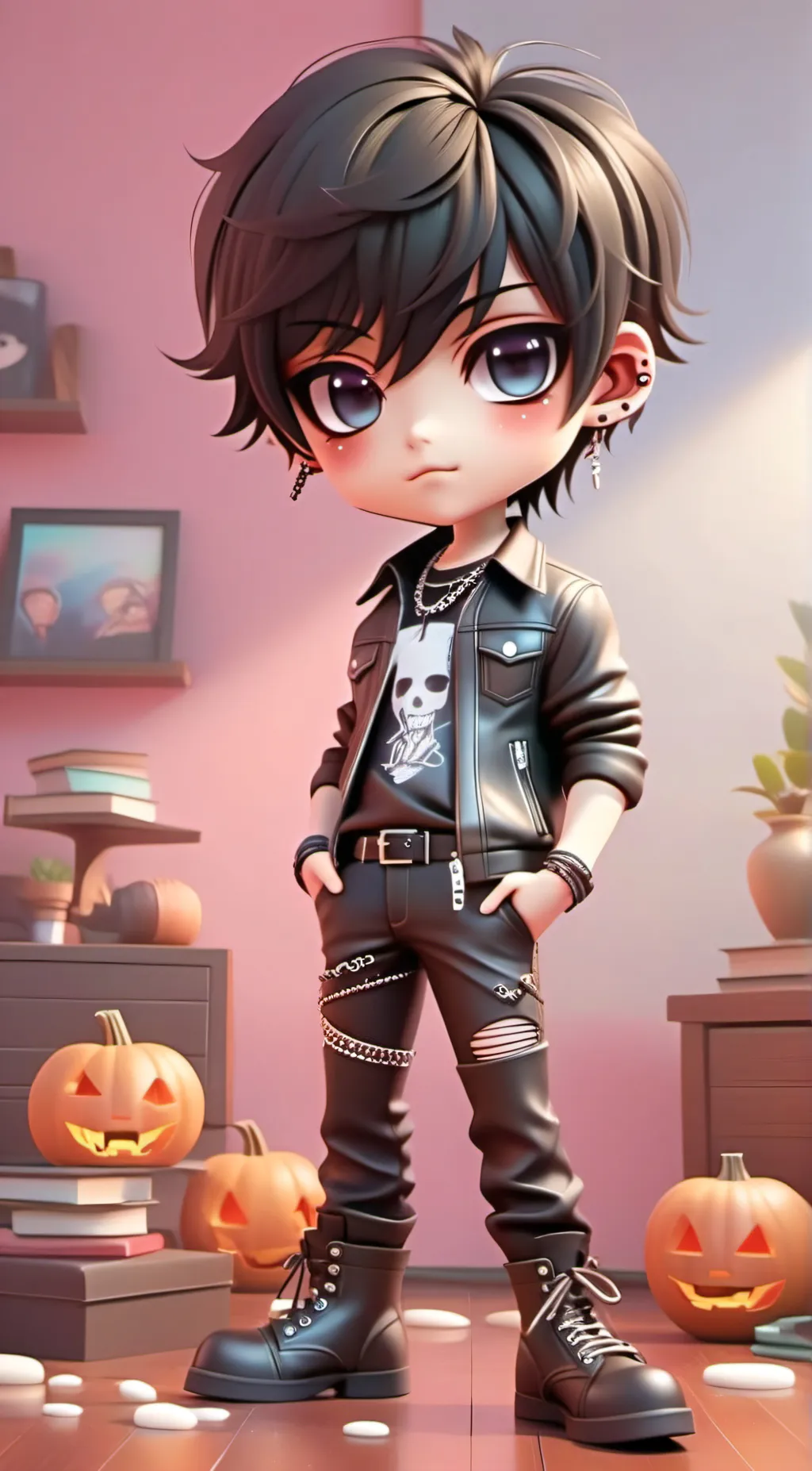 ai character: zane  background