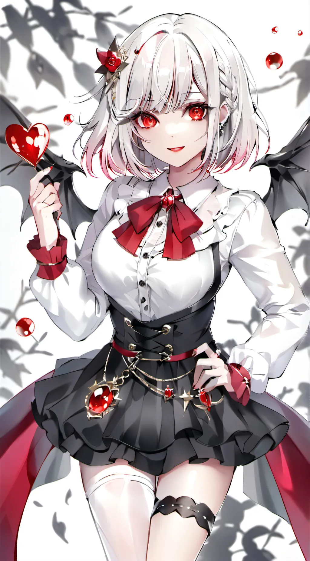 ai character: Amber background