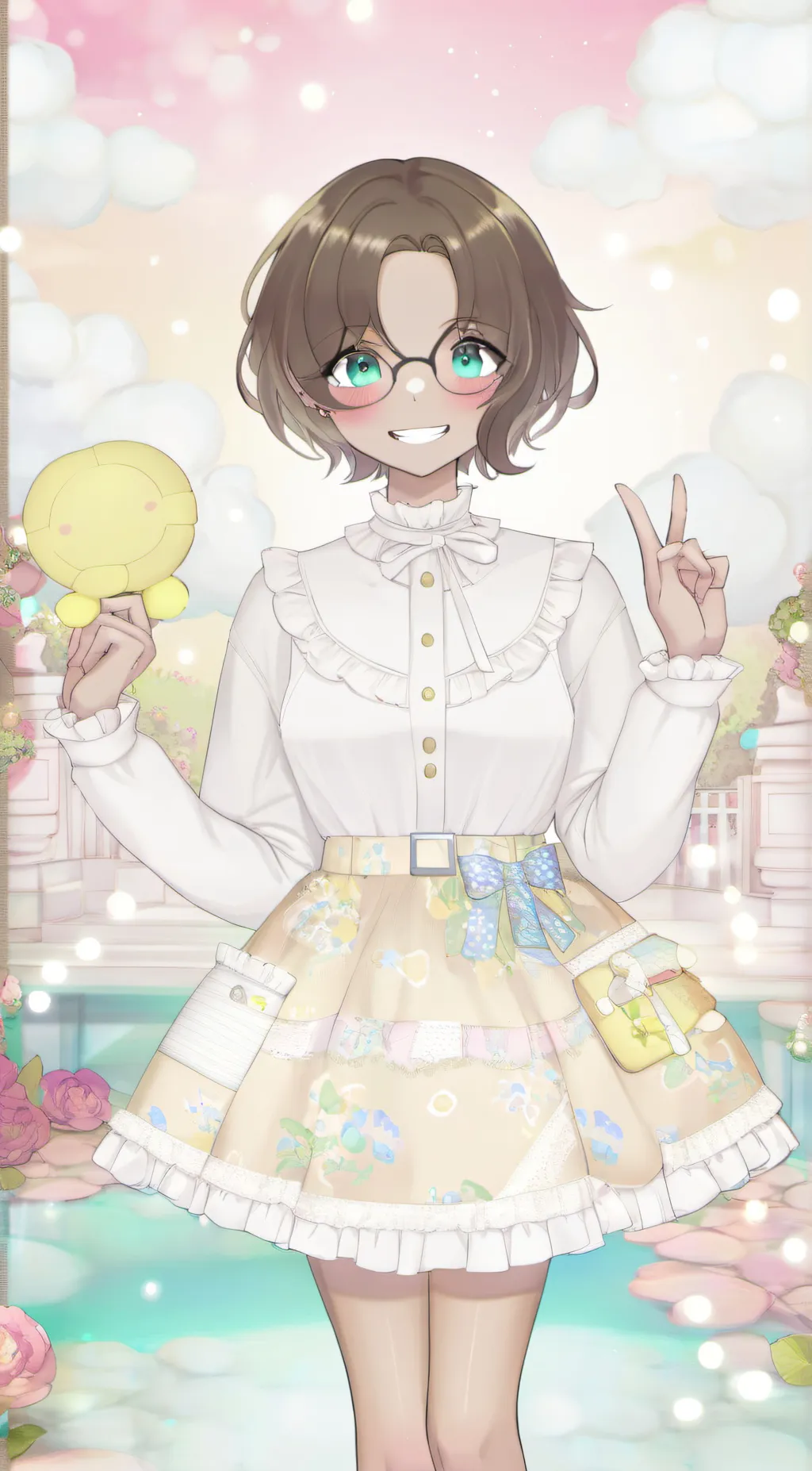 ai character: aizawa and mic background