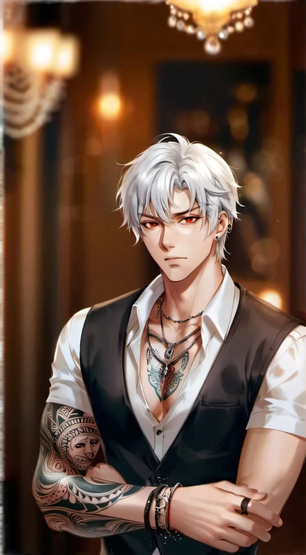 ai character: Zero  background