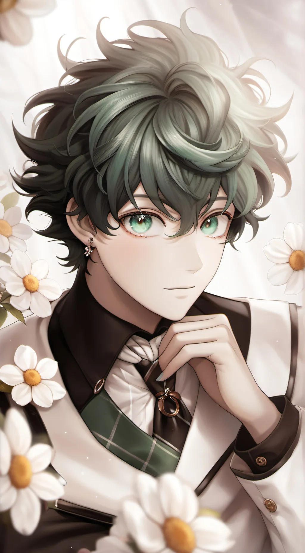 ai character: izuku Midoriya  background