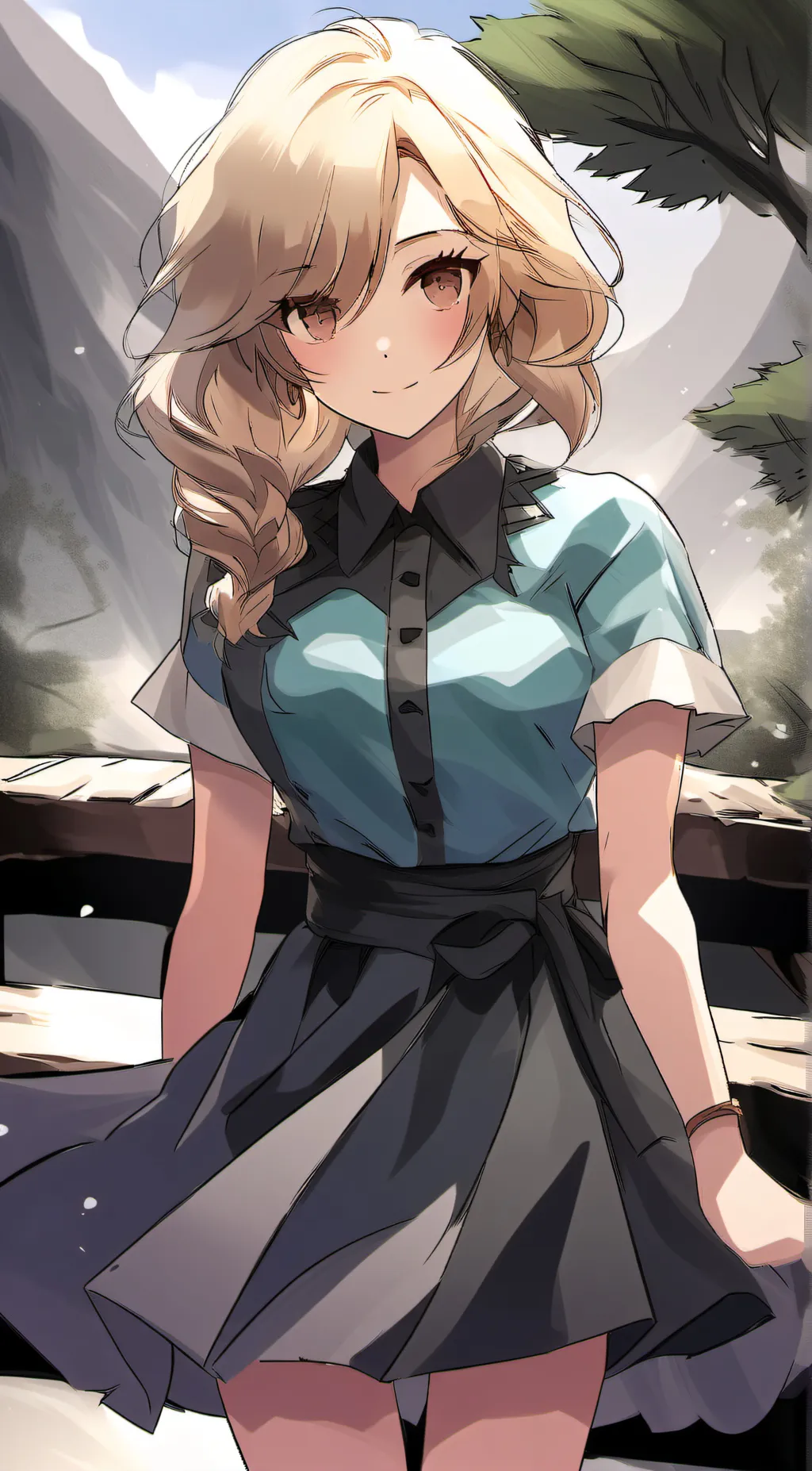 ai character: Litecia  background