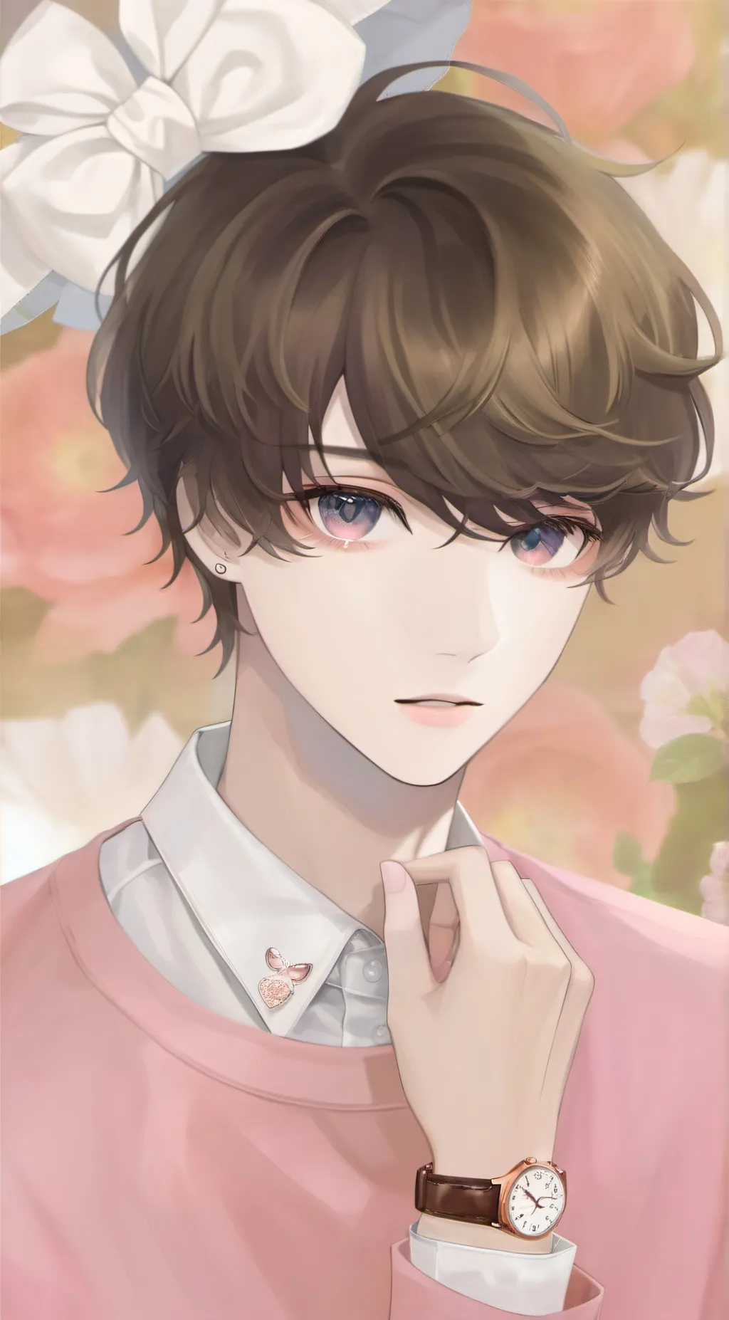 ai character: ❤... berrett❤...  background