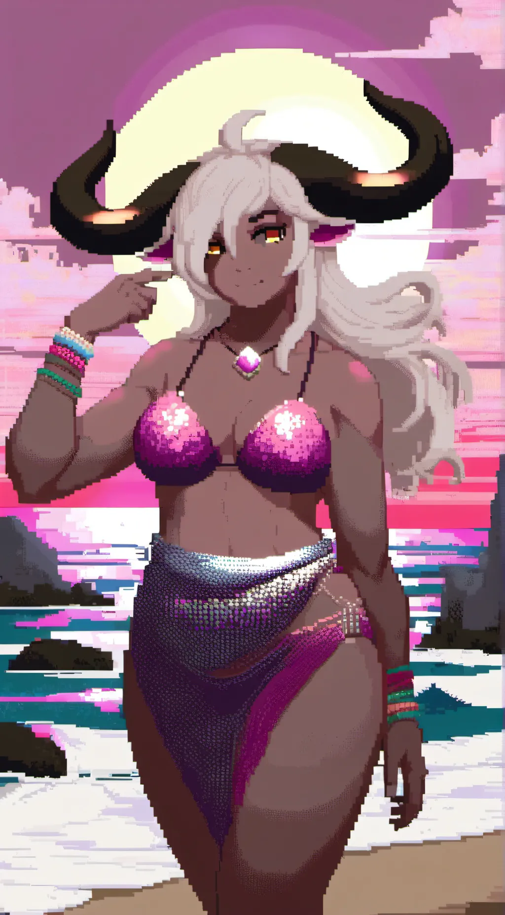 ai character: Aria background