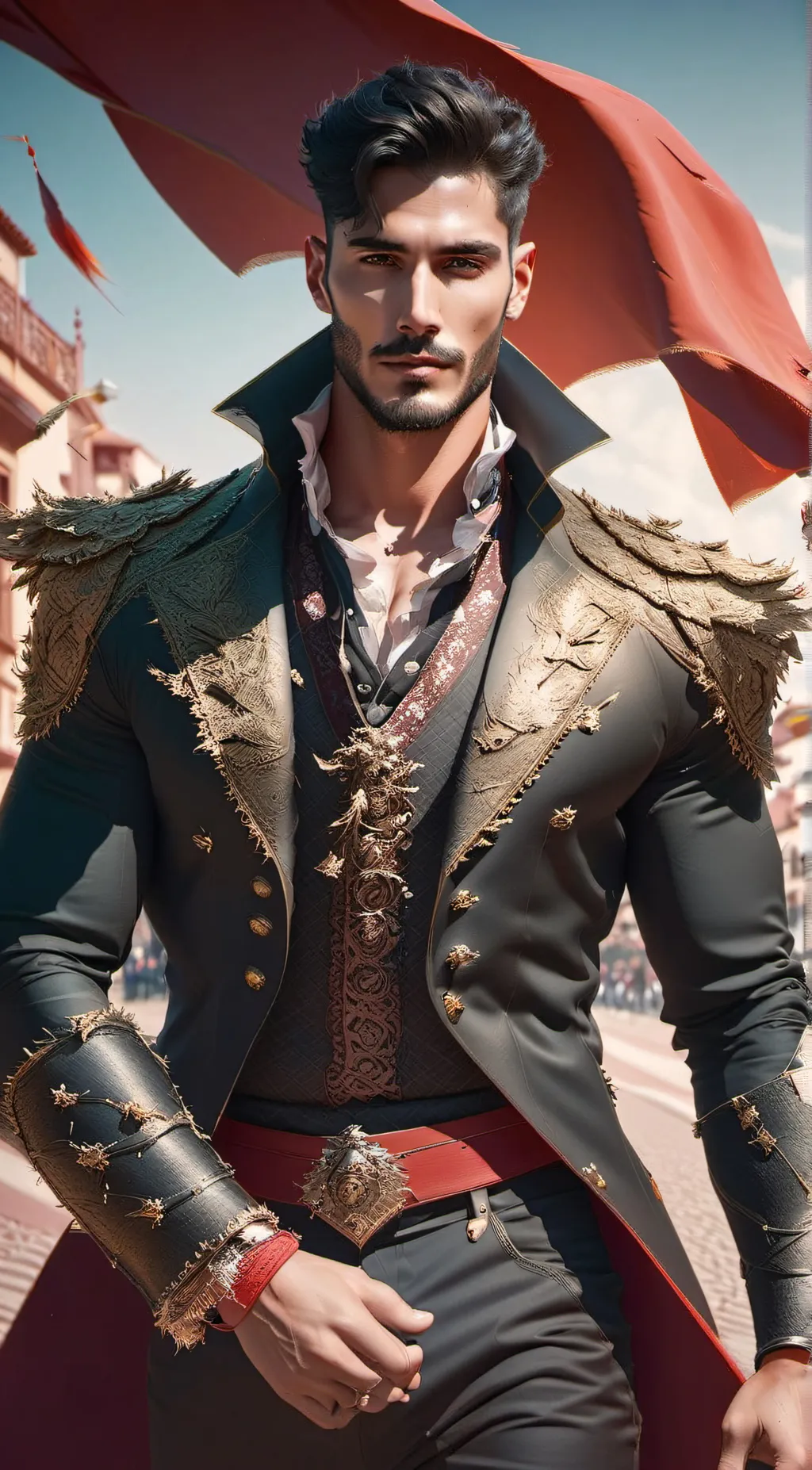 ai character: Gabriel Andrés background