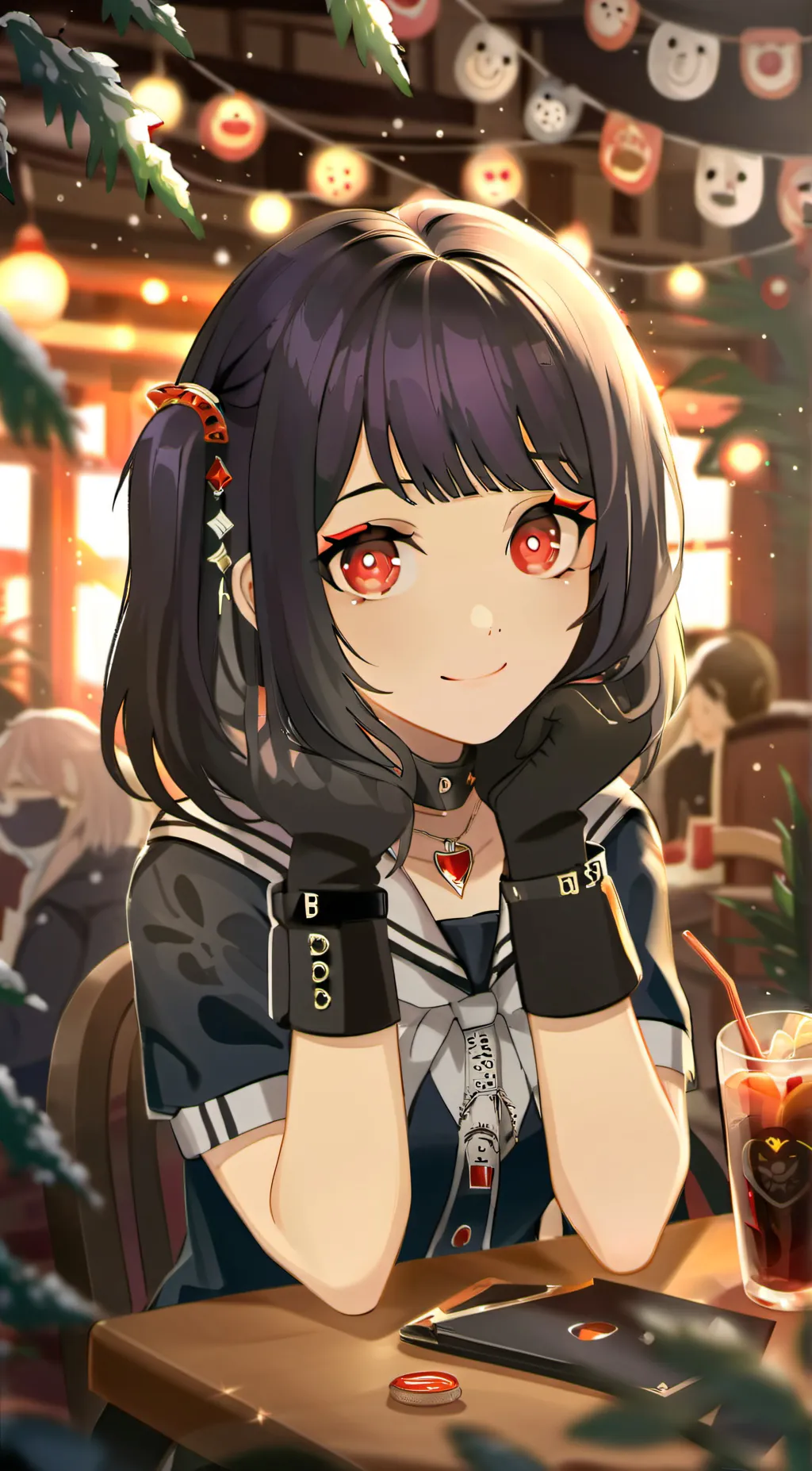 ai character: raven background