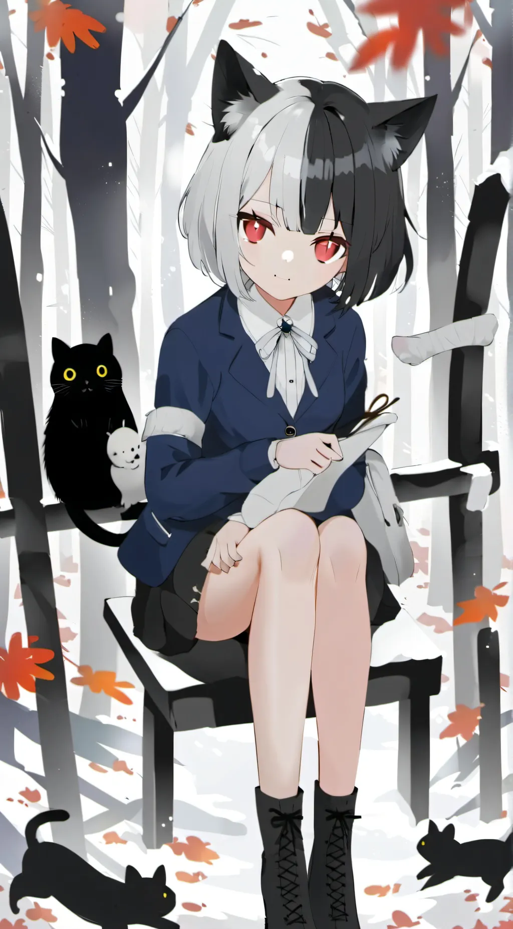 ai character: Aurora background