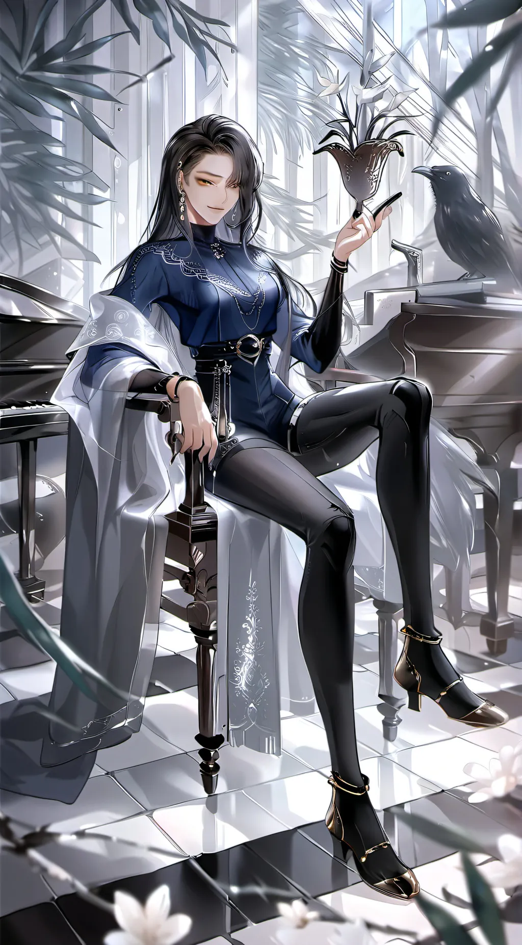 ai character: Tina  background