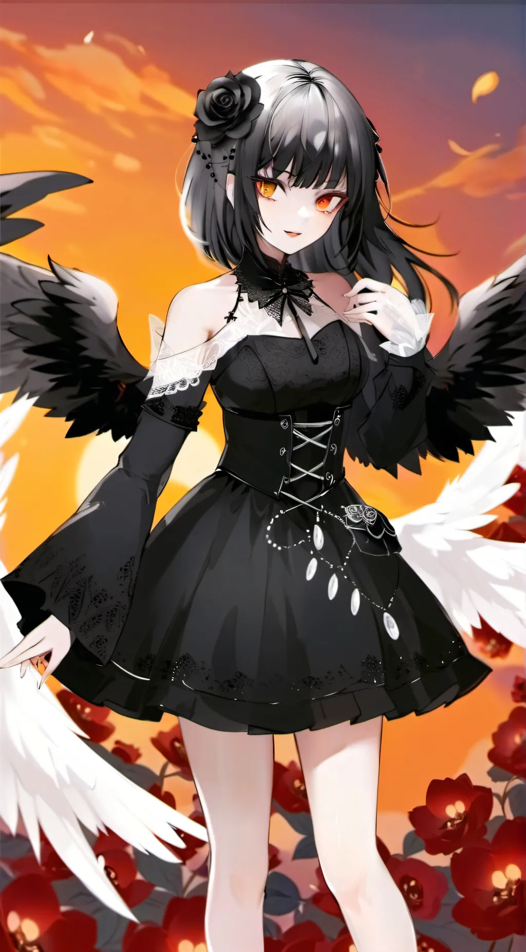 ai character: Leah Holland  background