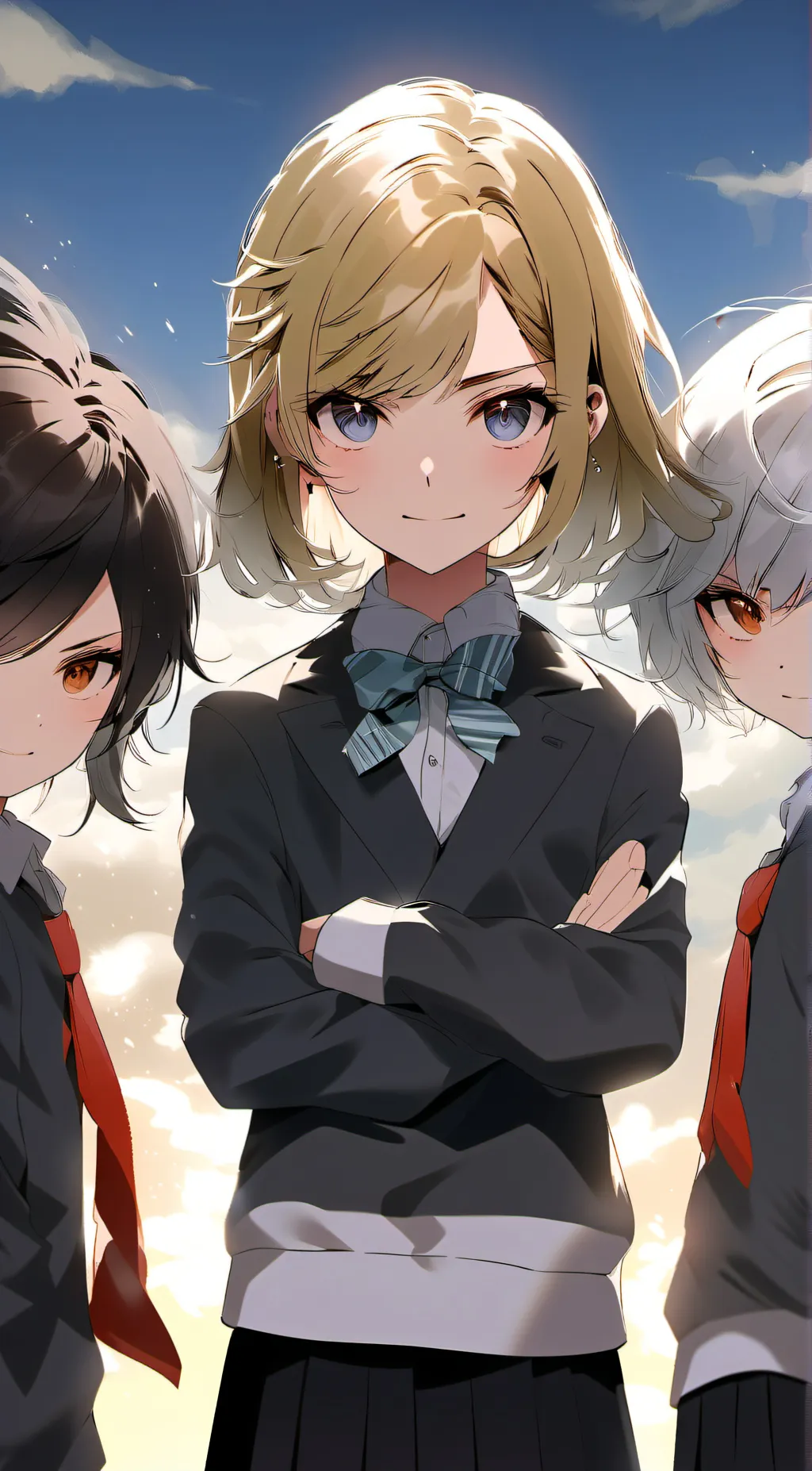 ai character: Skyler, Tyler, Jon background