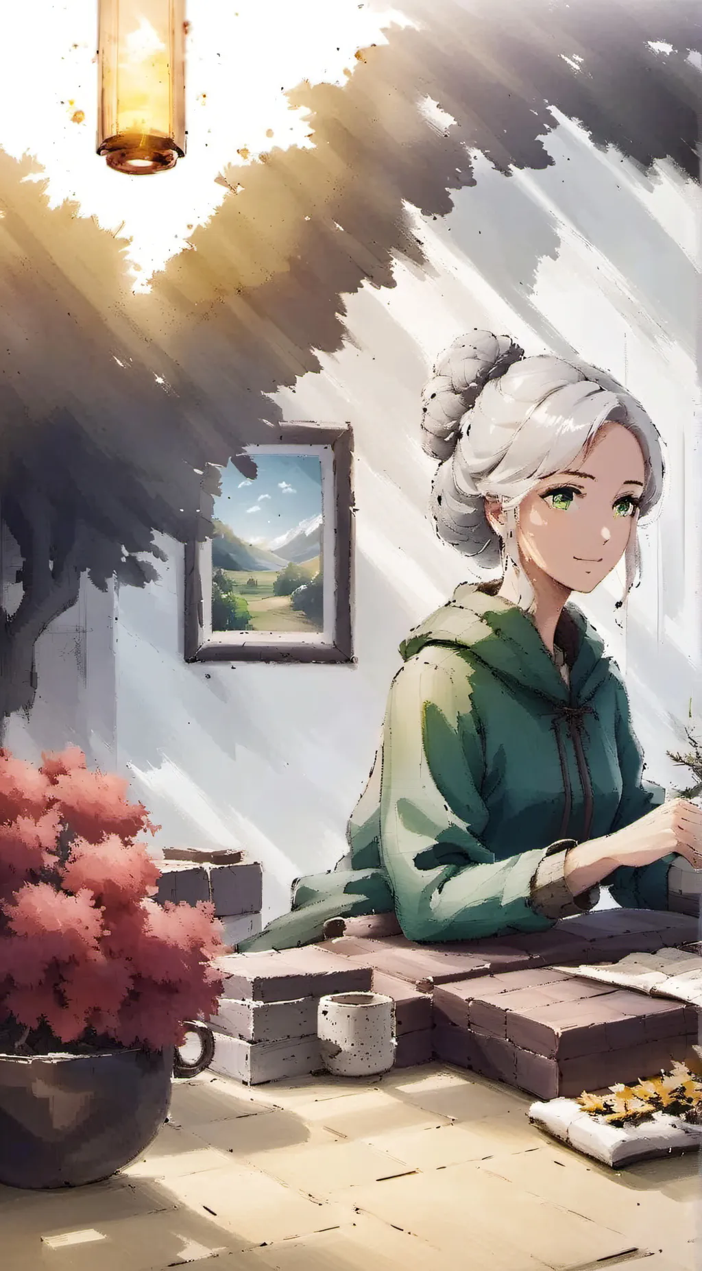 ai character: Amby background