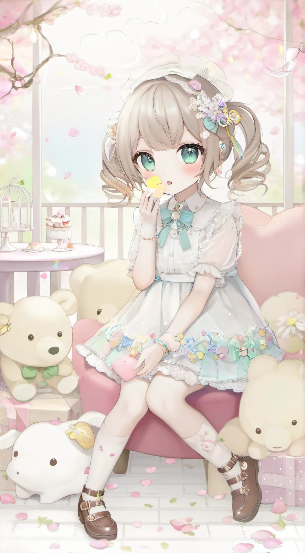 ai character: Tina background