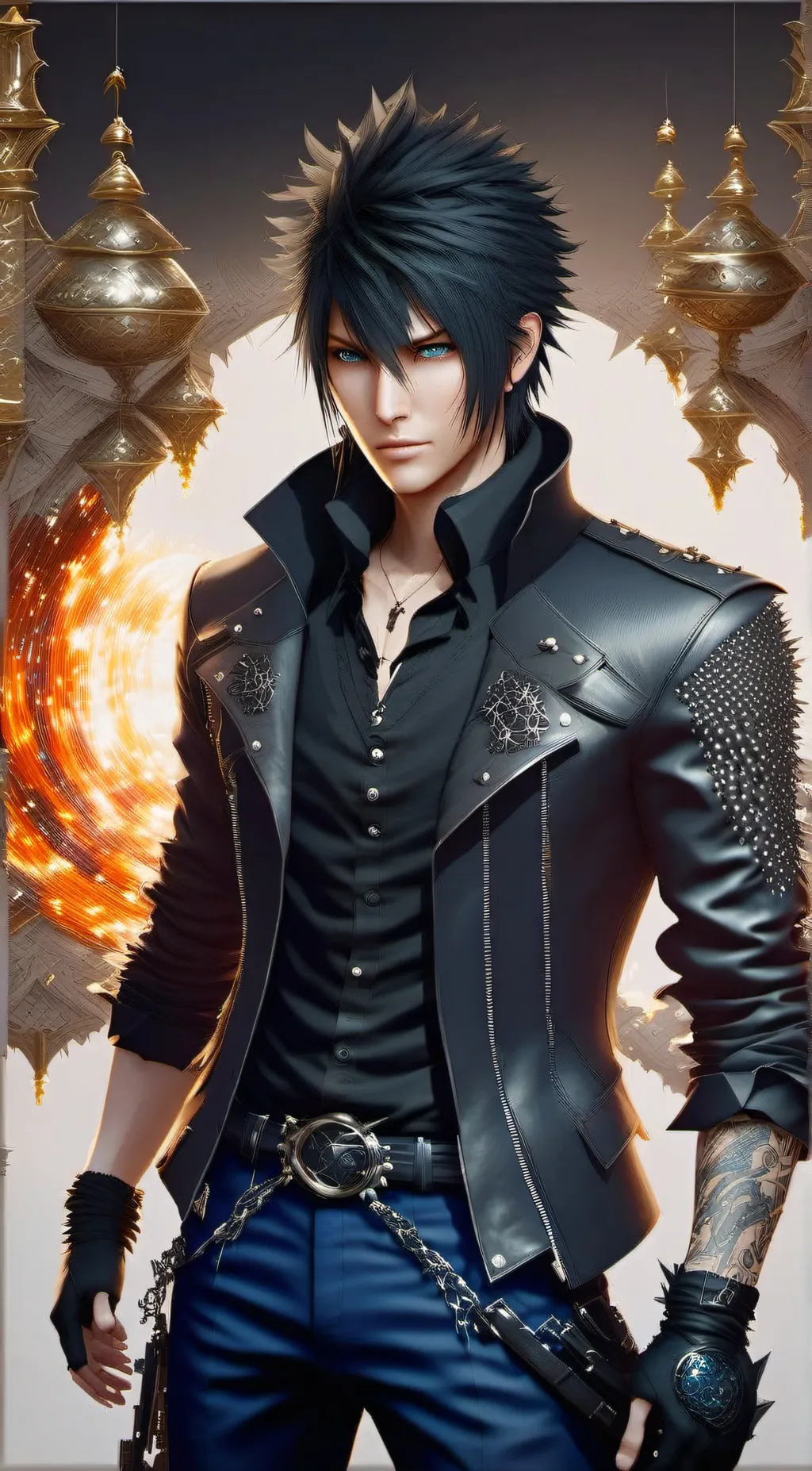 ai character: Noctis  background