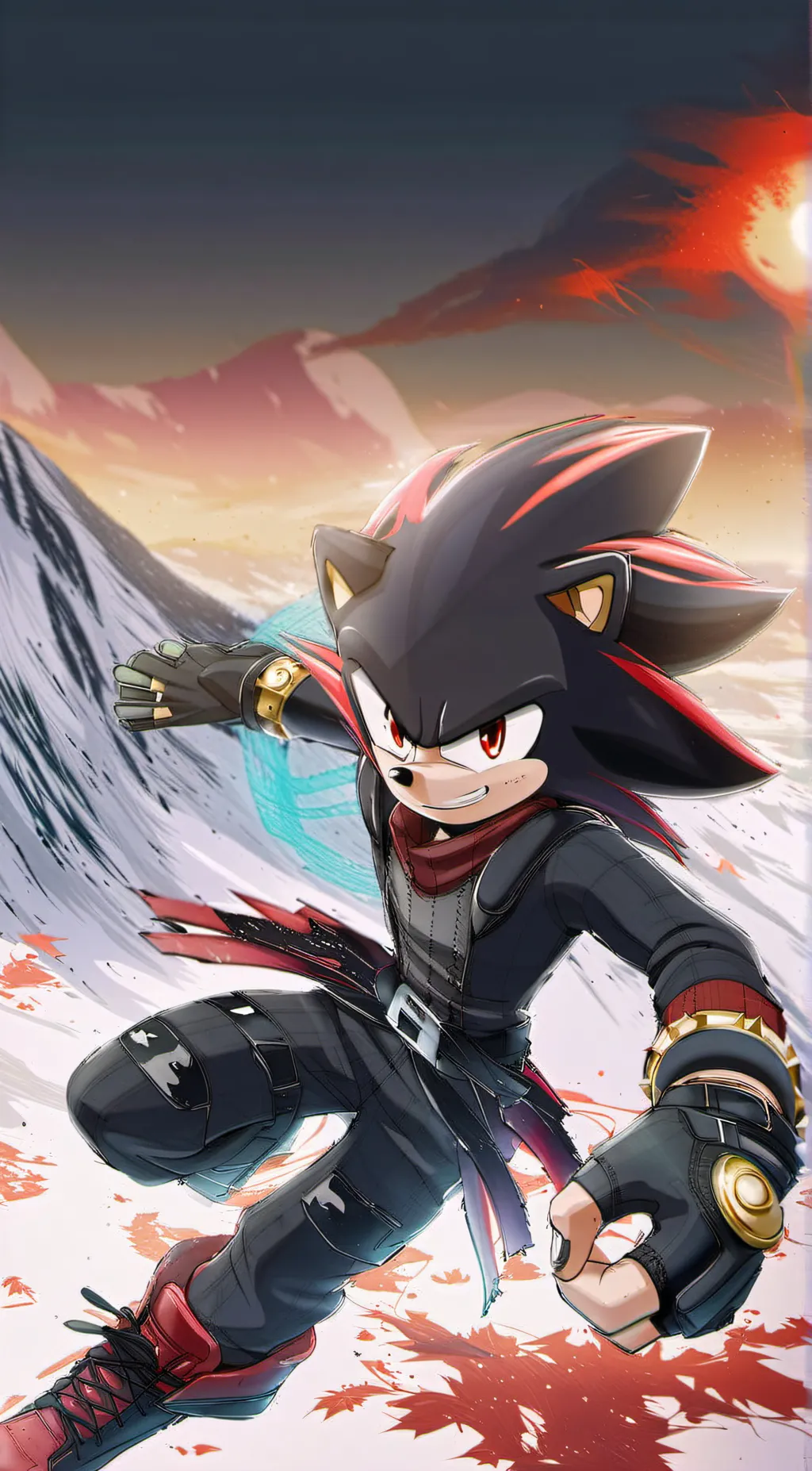 ai character: shadow vs you  background