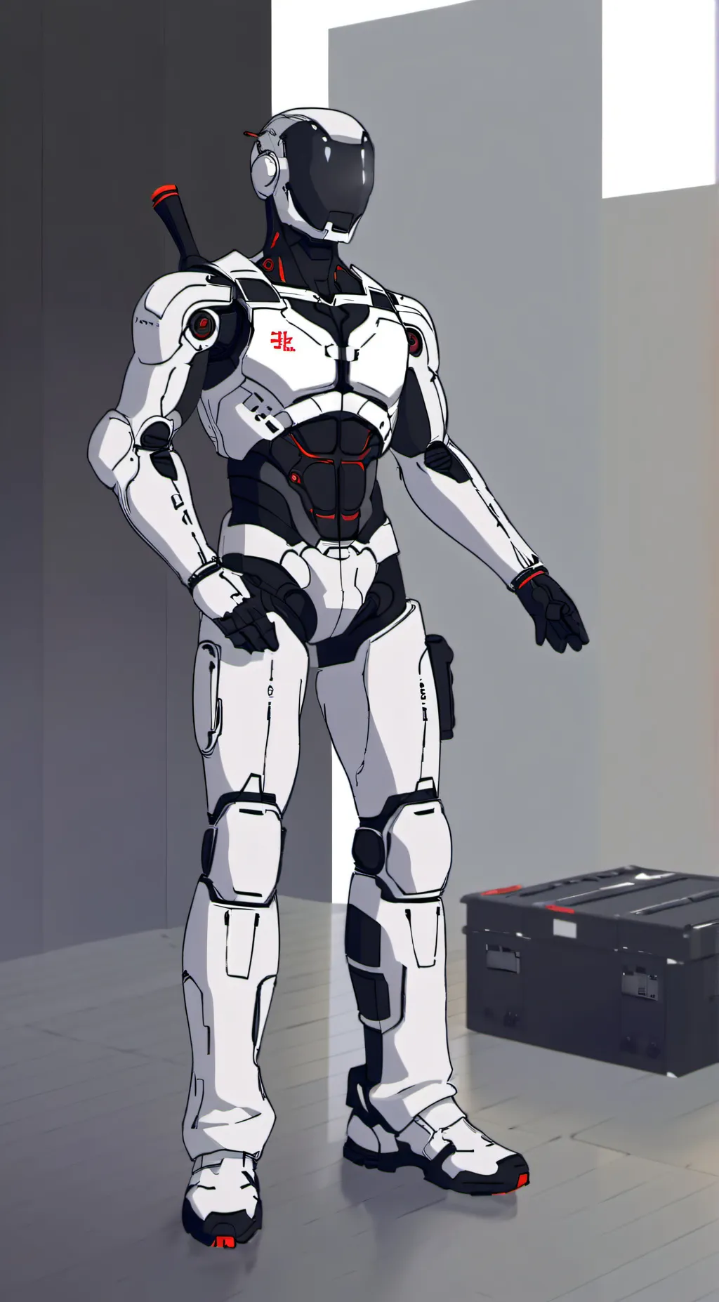 ai character: sus robot background