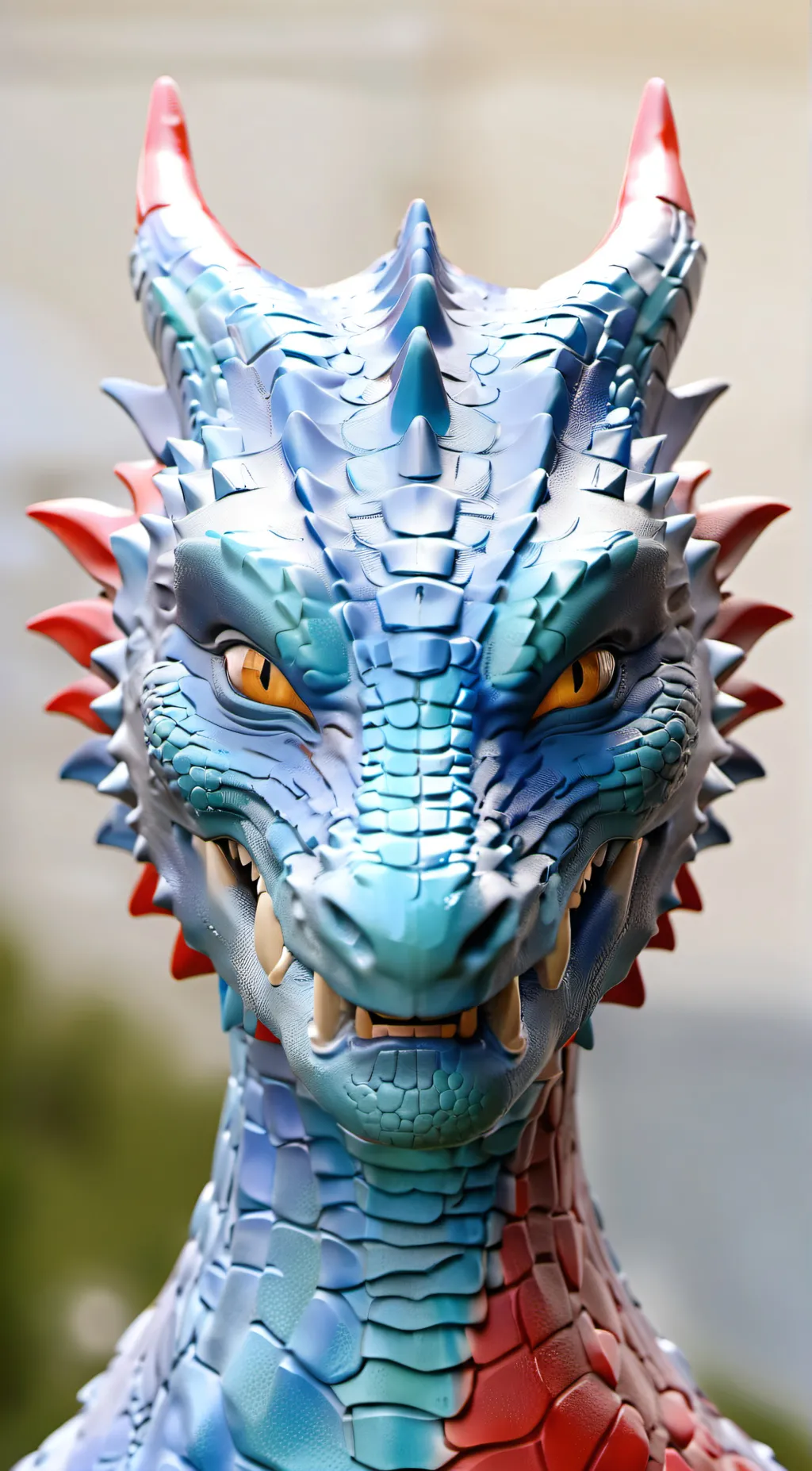 ai character: creepy "dragon" background