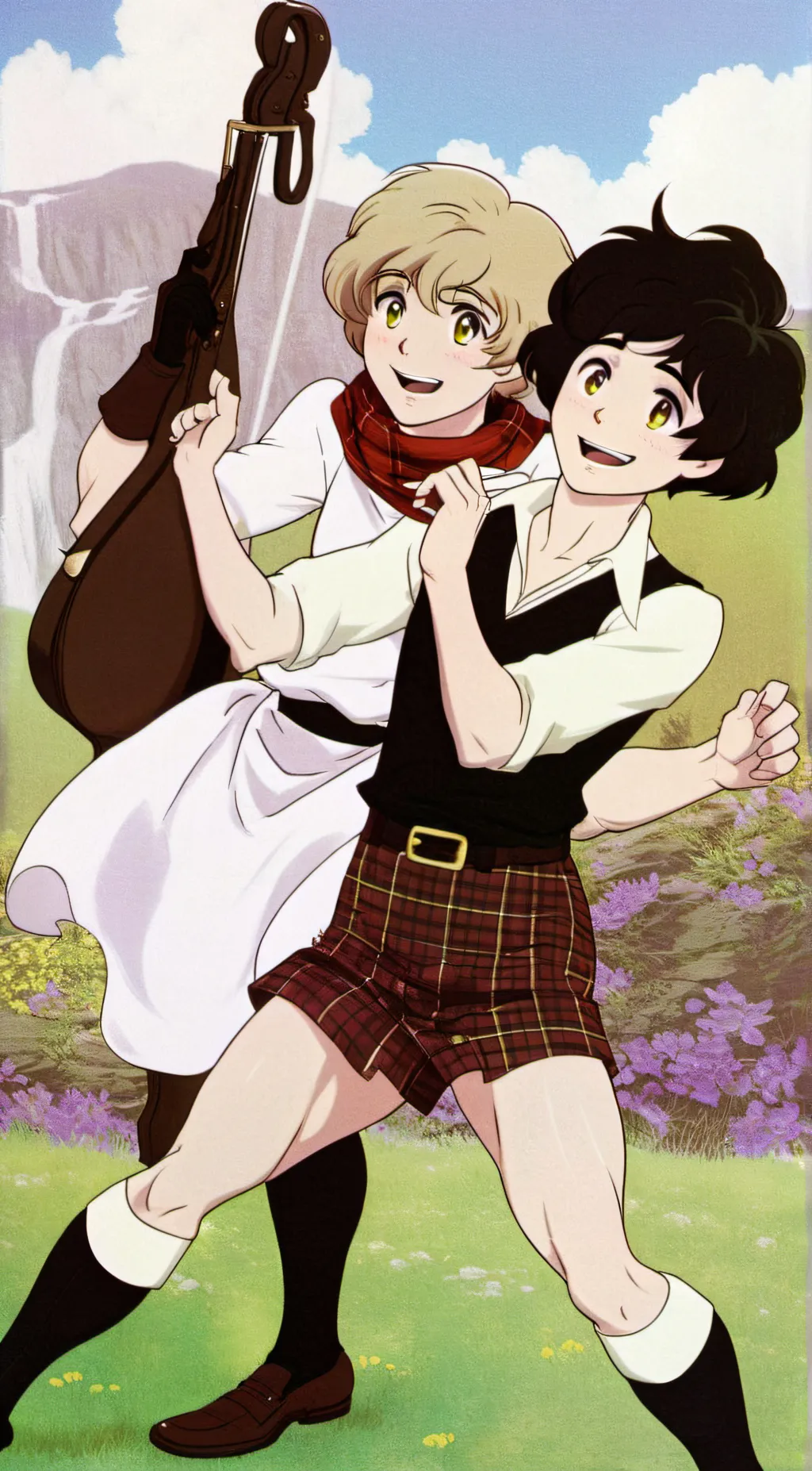 ai character: Donald And Douglas background