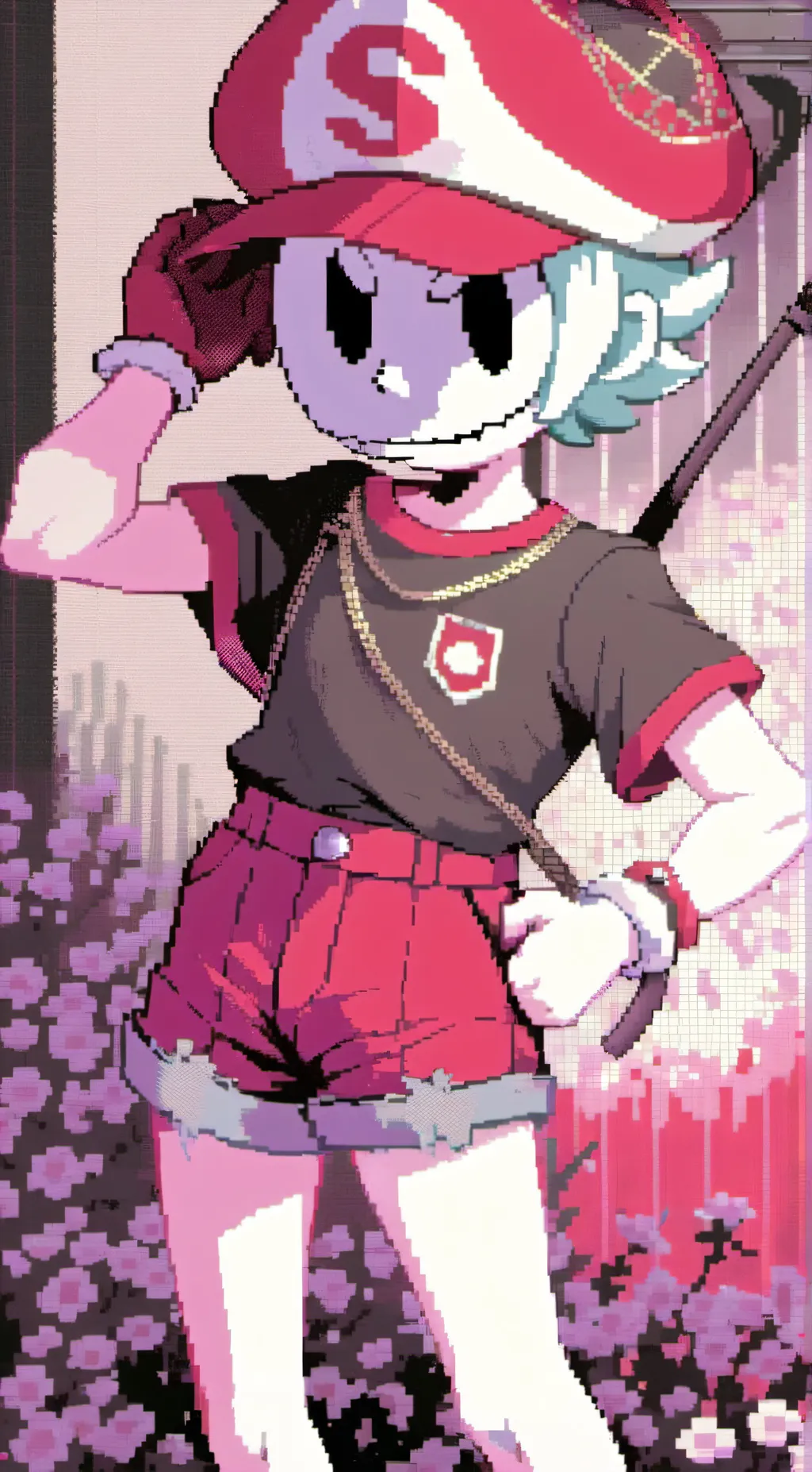 ai character: cuphead and bendy background