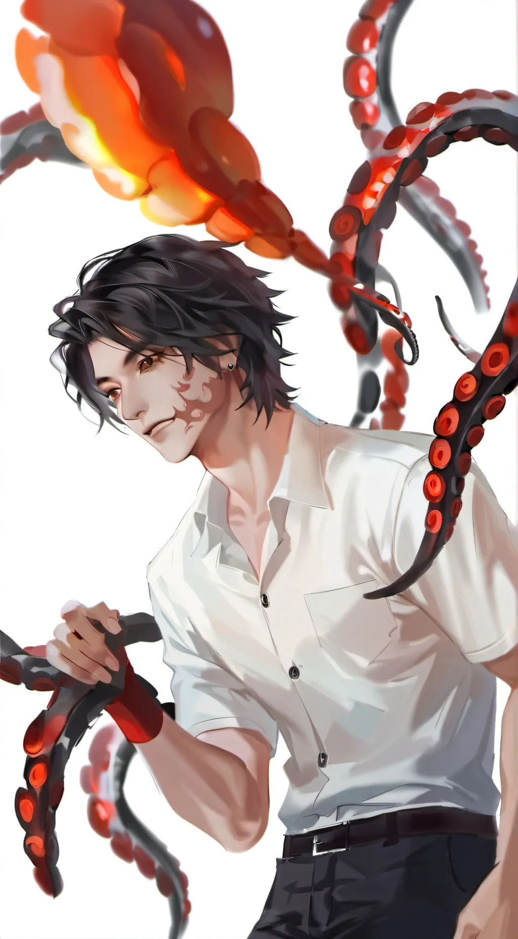 ai character: Leon background