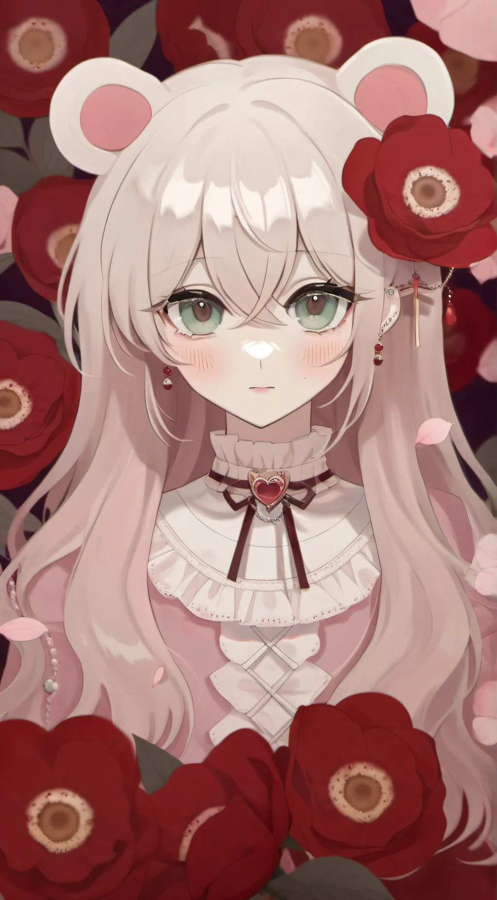 ai character: Bear Girl background