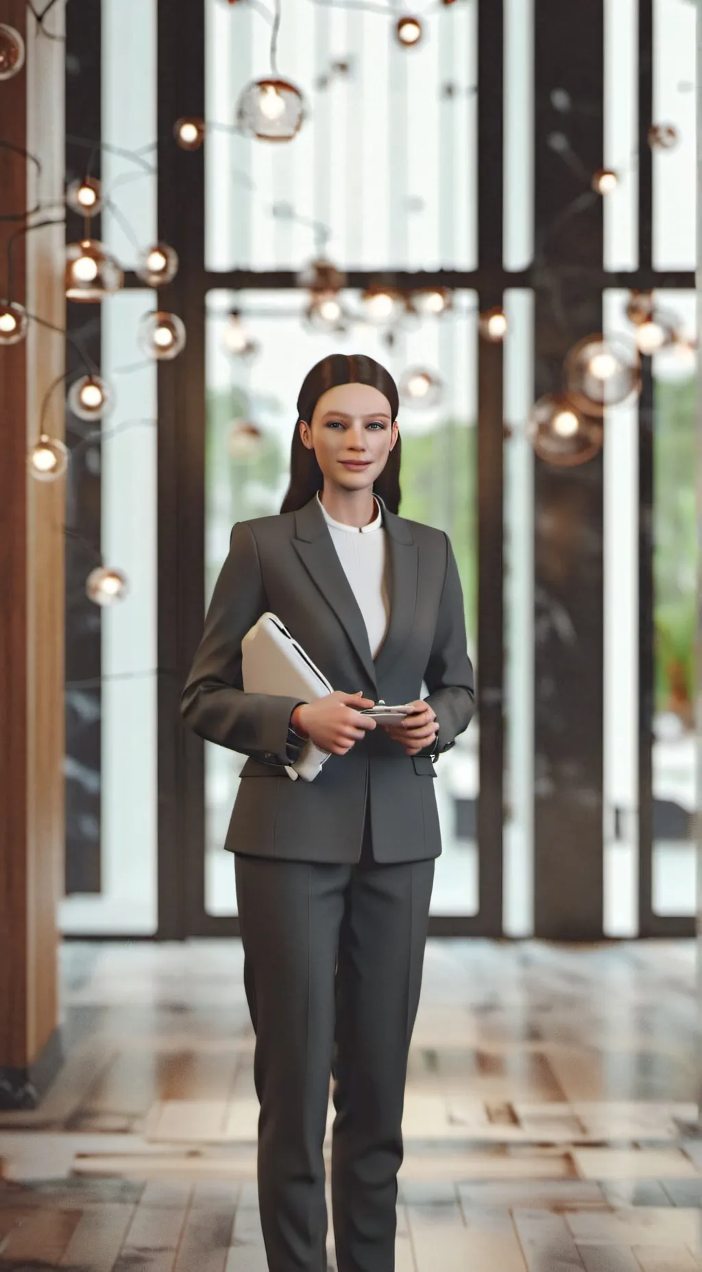 ai character: kasia background