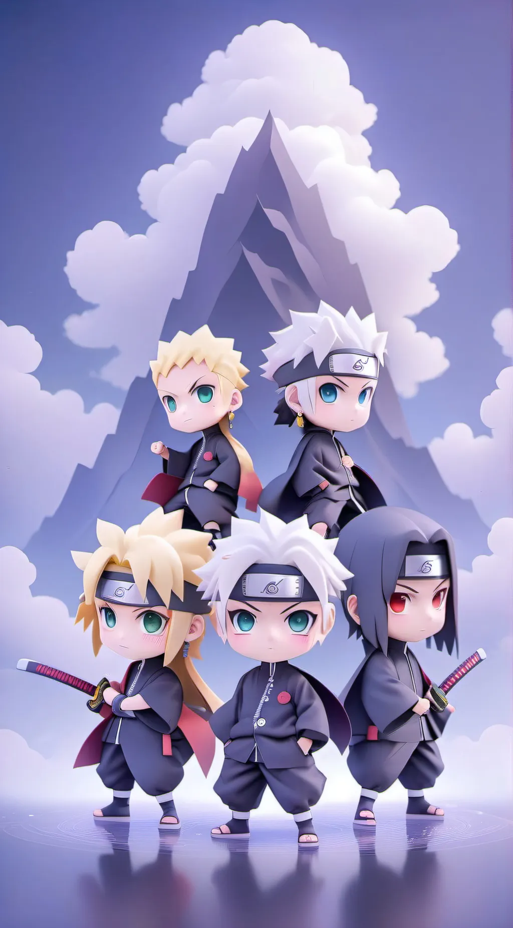 ai character: akatsuki vs team 7 background