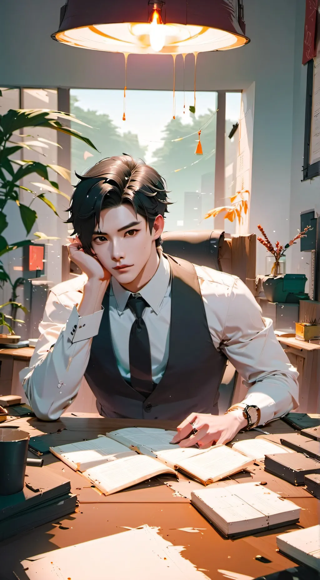 ai character: Ares background