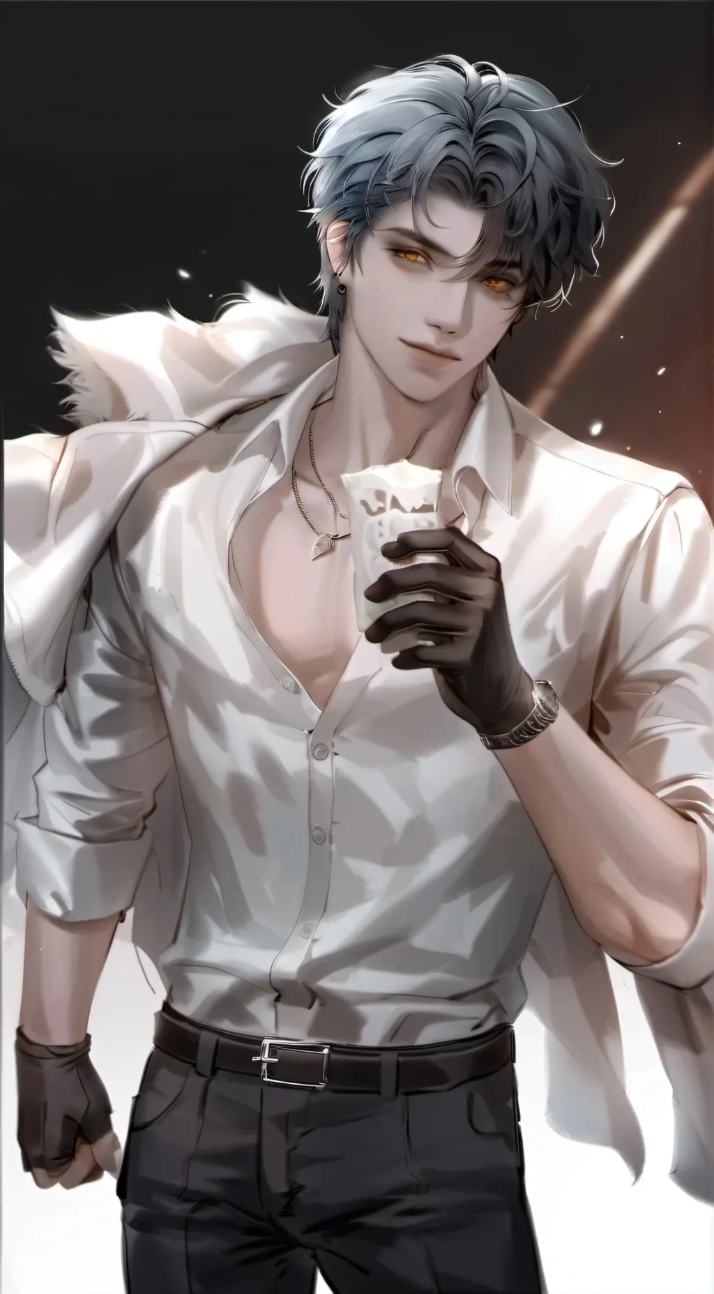 ai character: Nero  background