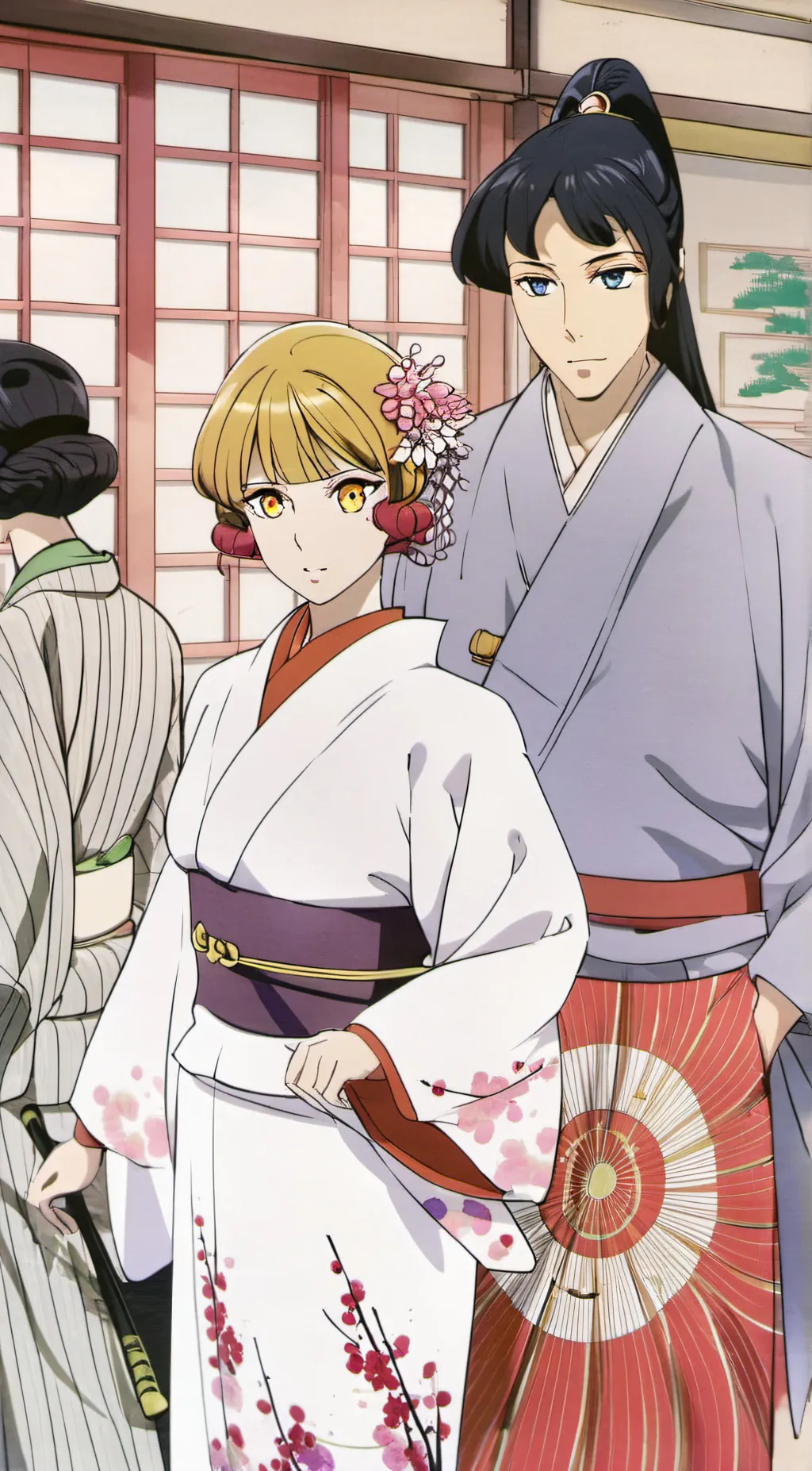 ai character: House of kibutsuji background