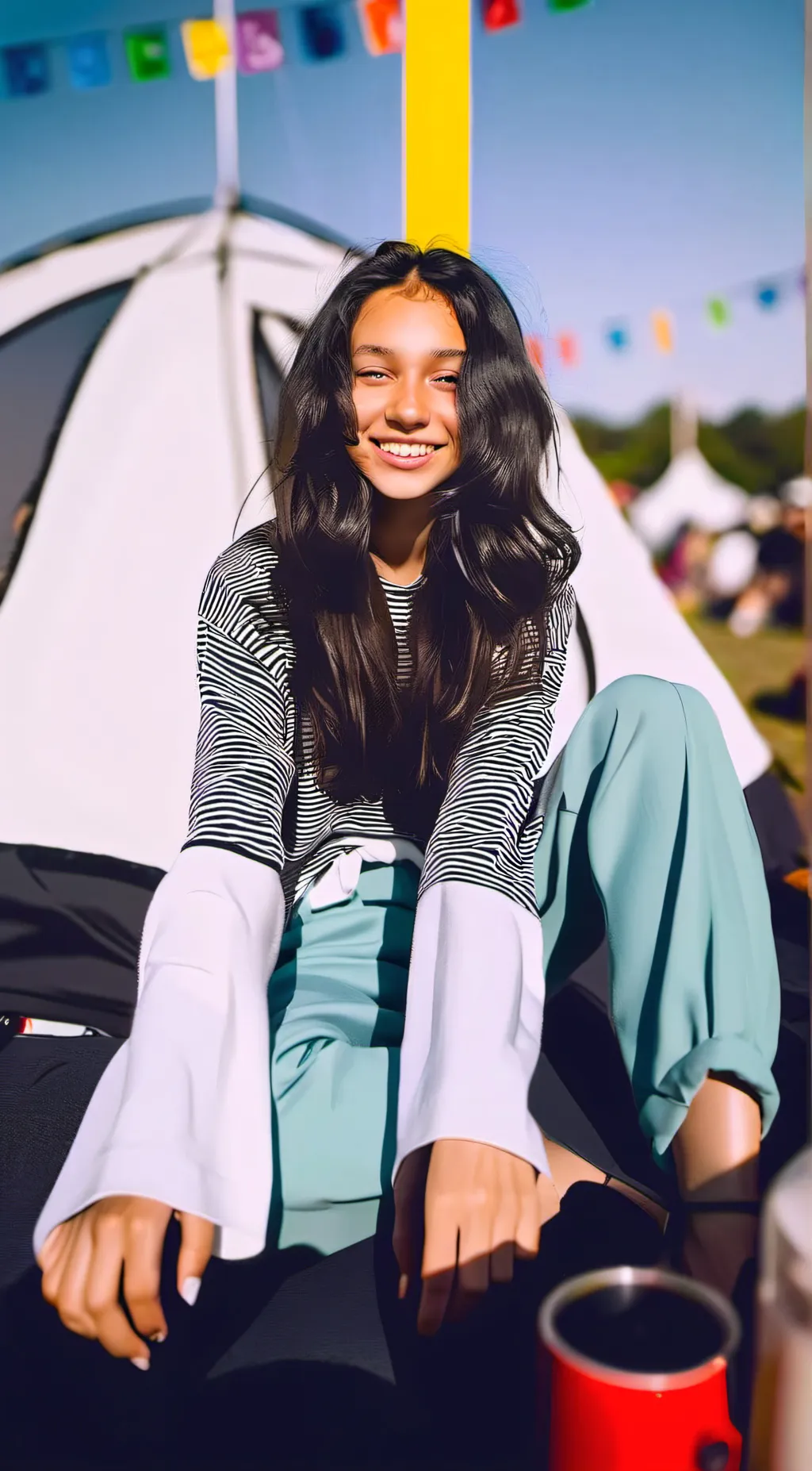 ai character: Cassie😍 background