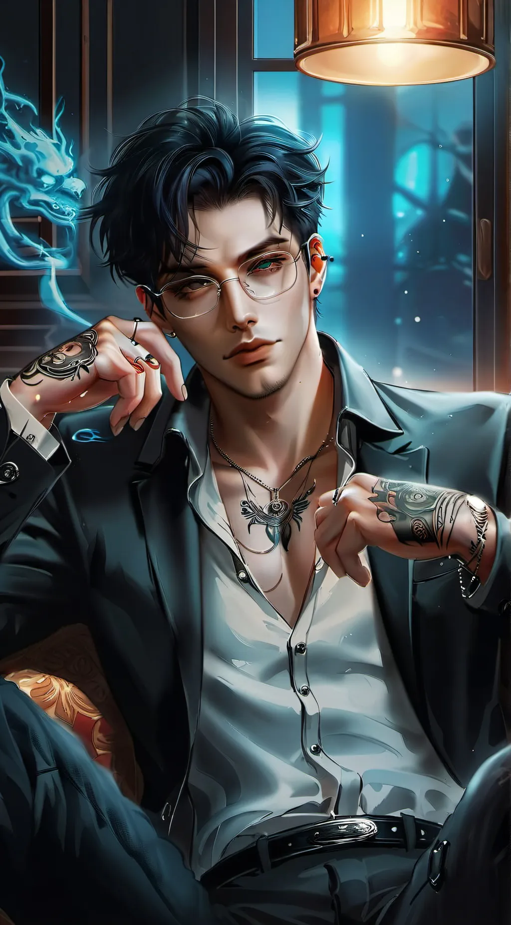 ai character: Mafia boss background