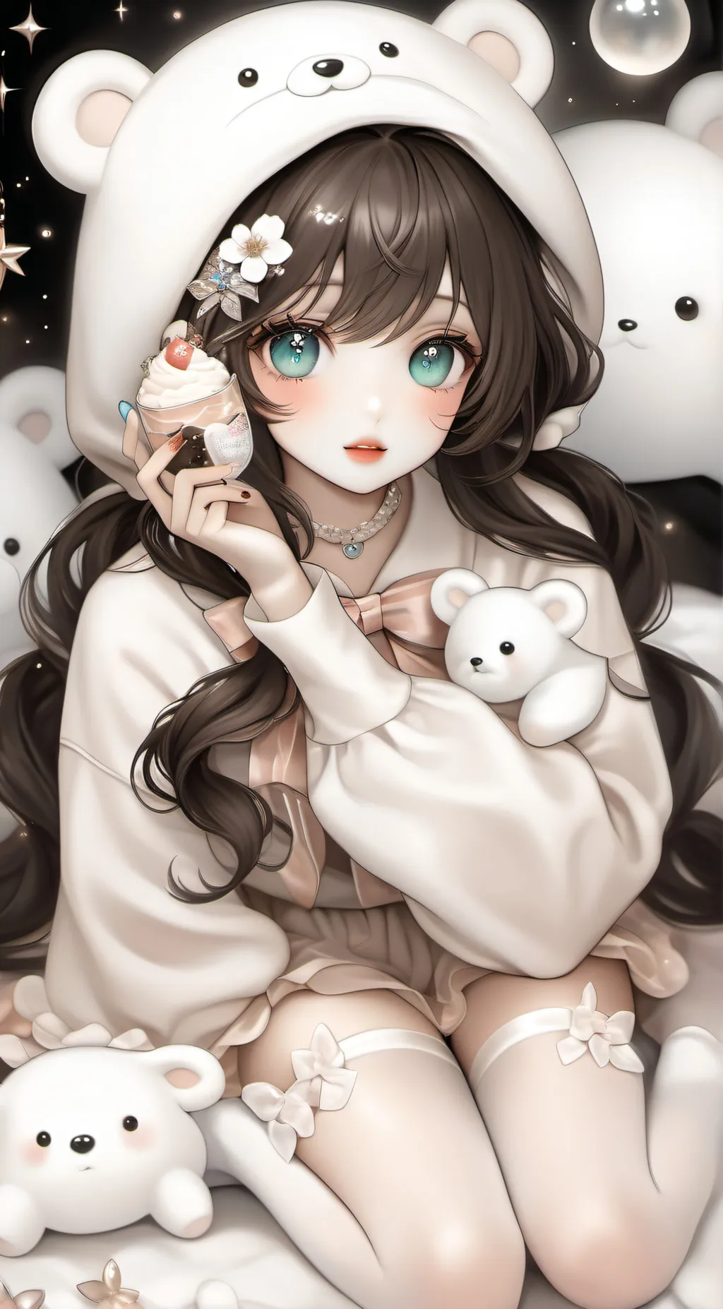 ai character: Rose~♡ background