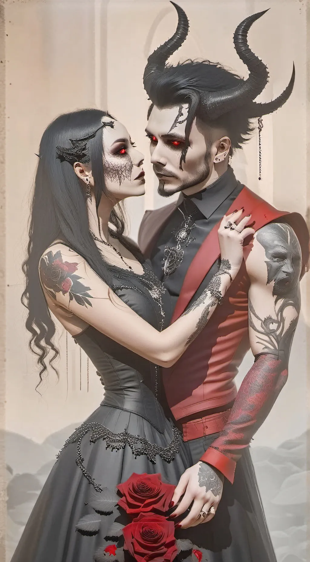 ai character: lusifer  background