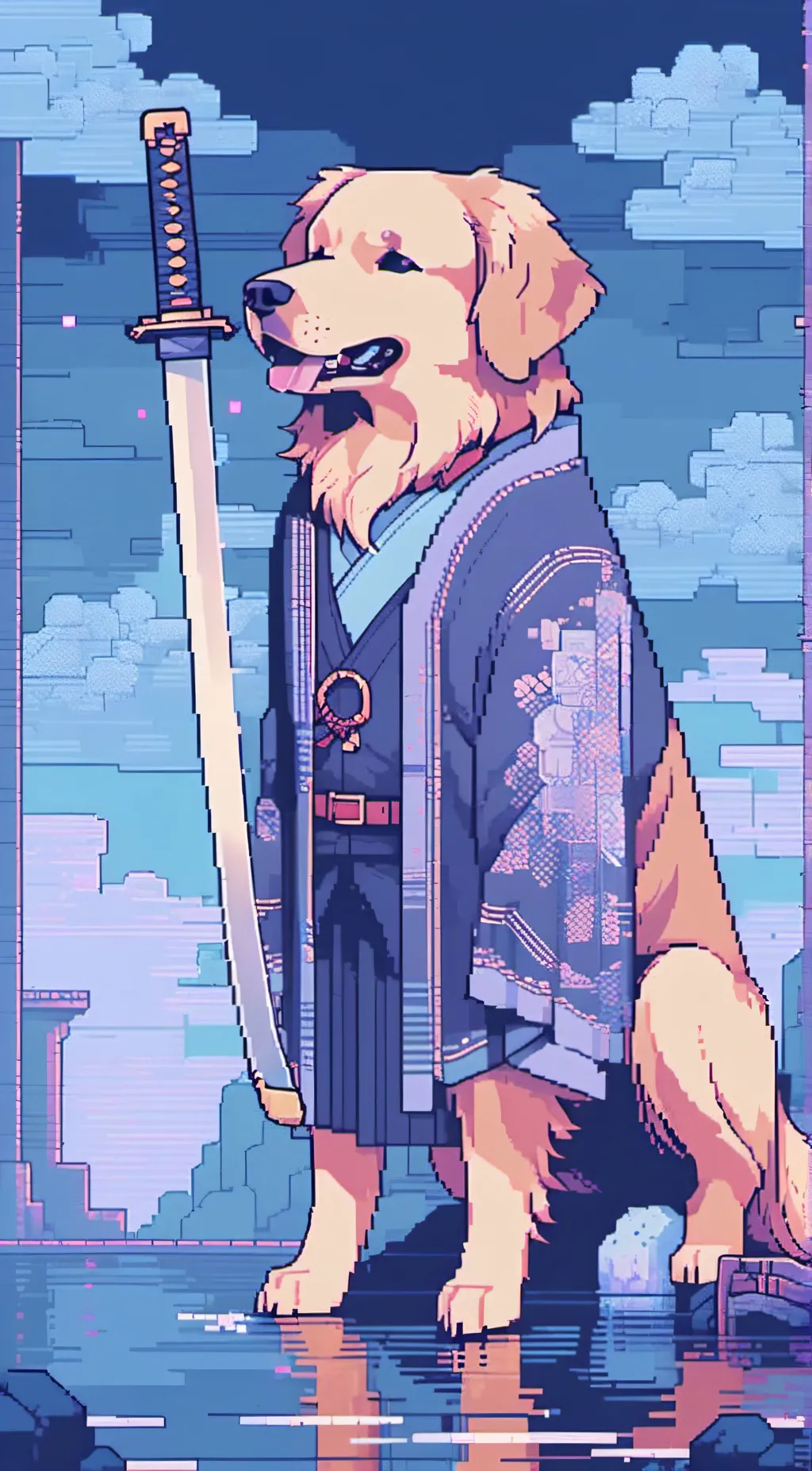 ai character: pooper or puppy  background